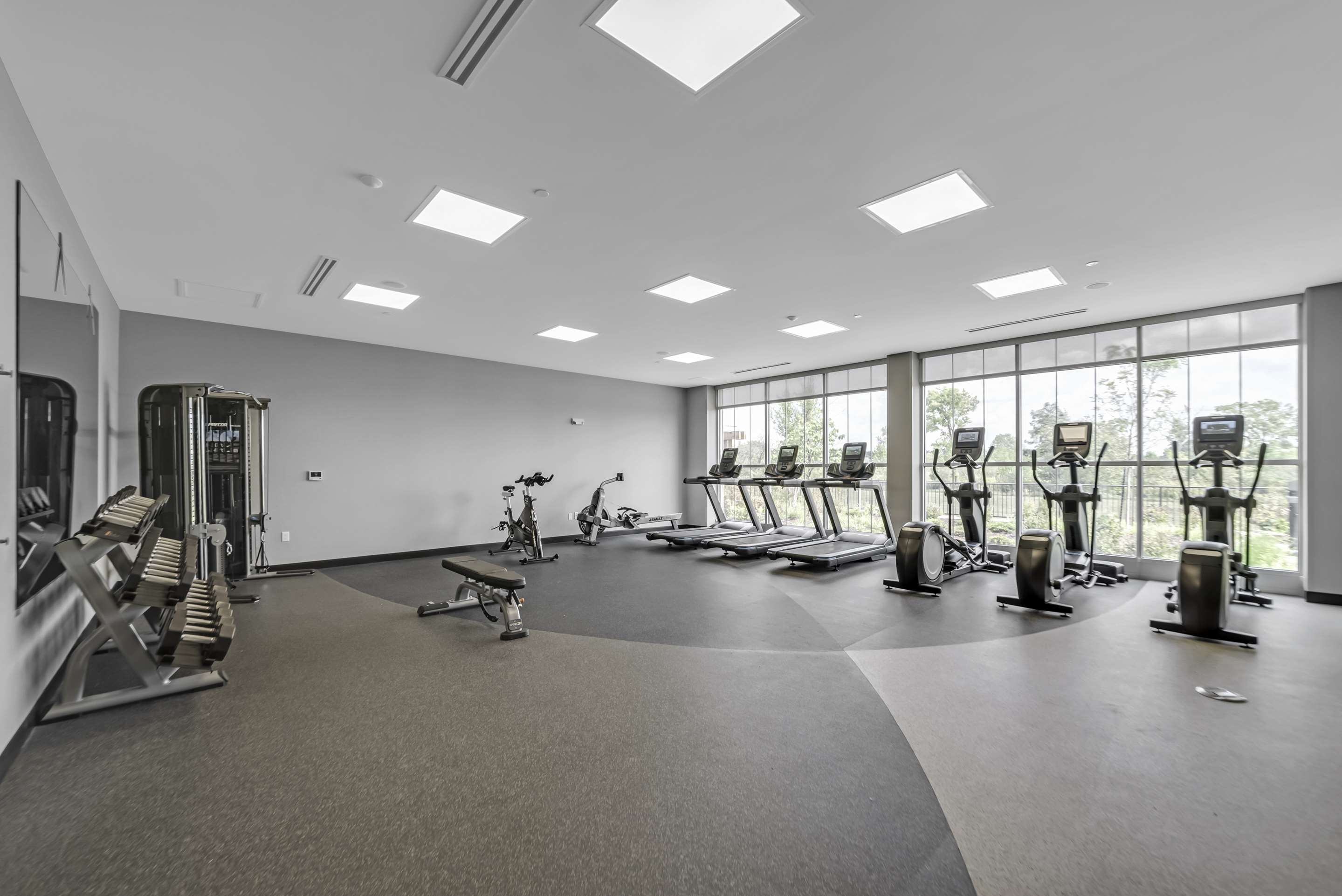 Health club fitness center gym | Hilton Garden Inn Fort Wayne North