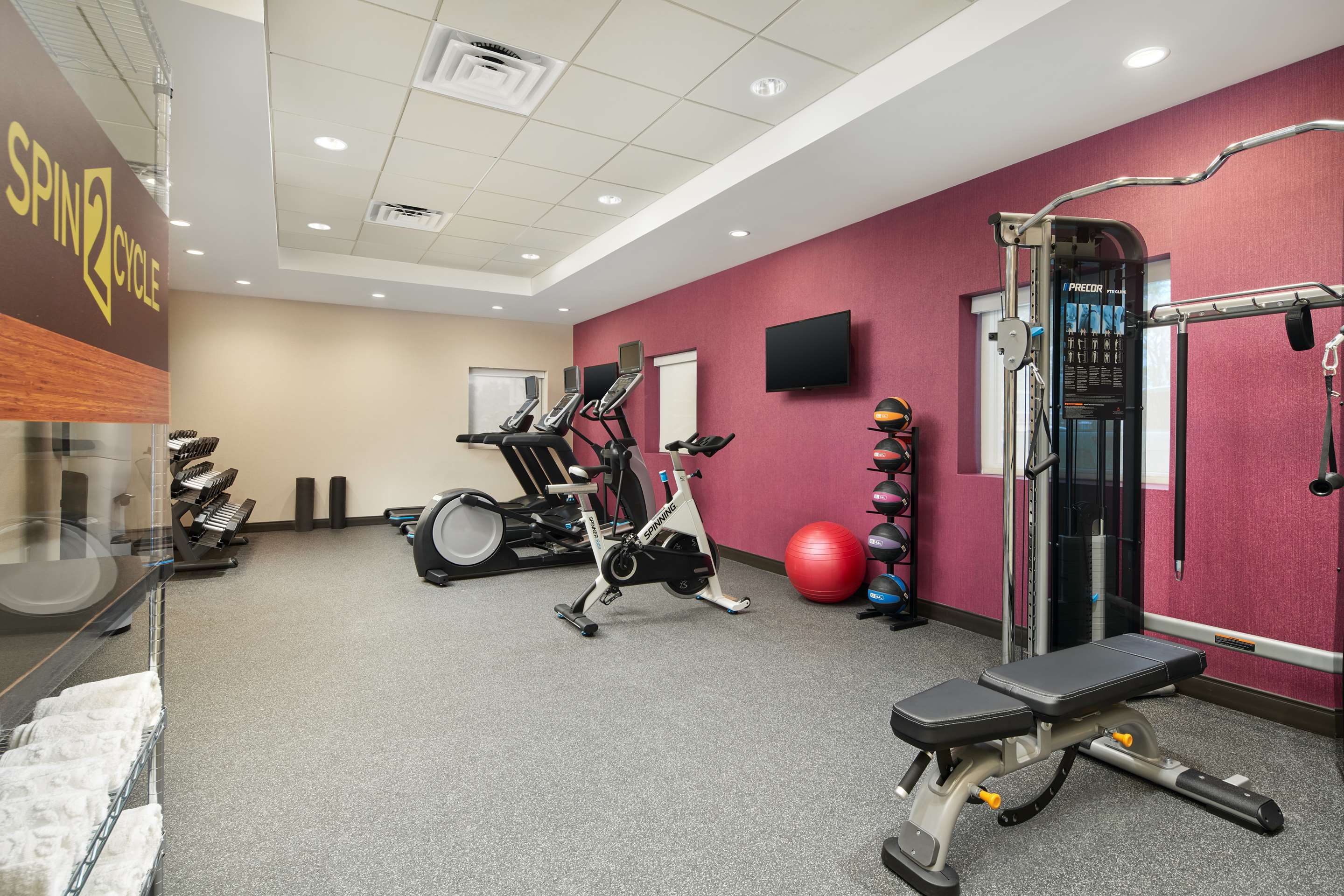 Health club fitness center gym | Home2 Suites by Hilton Palm Bay Melbourne I 95