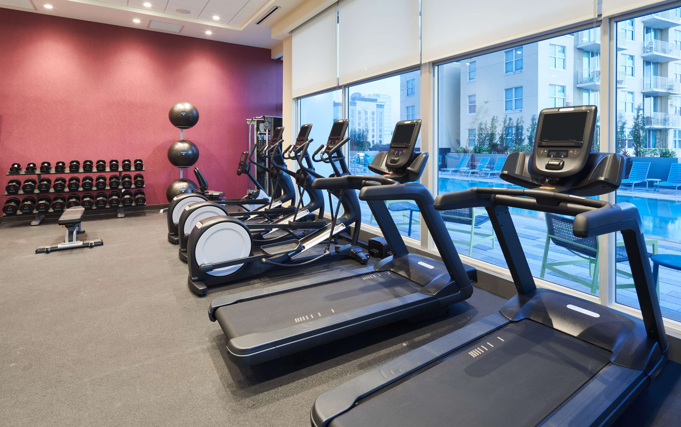 Health club fitness center gym