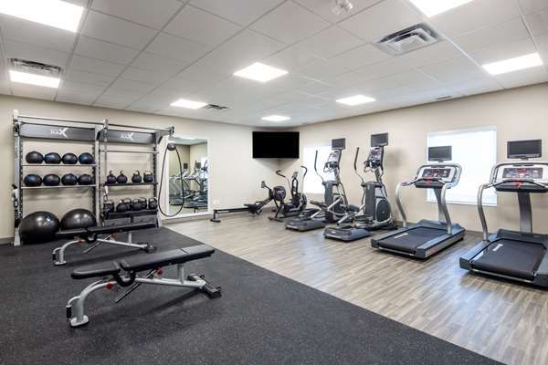 Fitness/ Exercise Room - Hampton Inn & Suites Edmonton