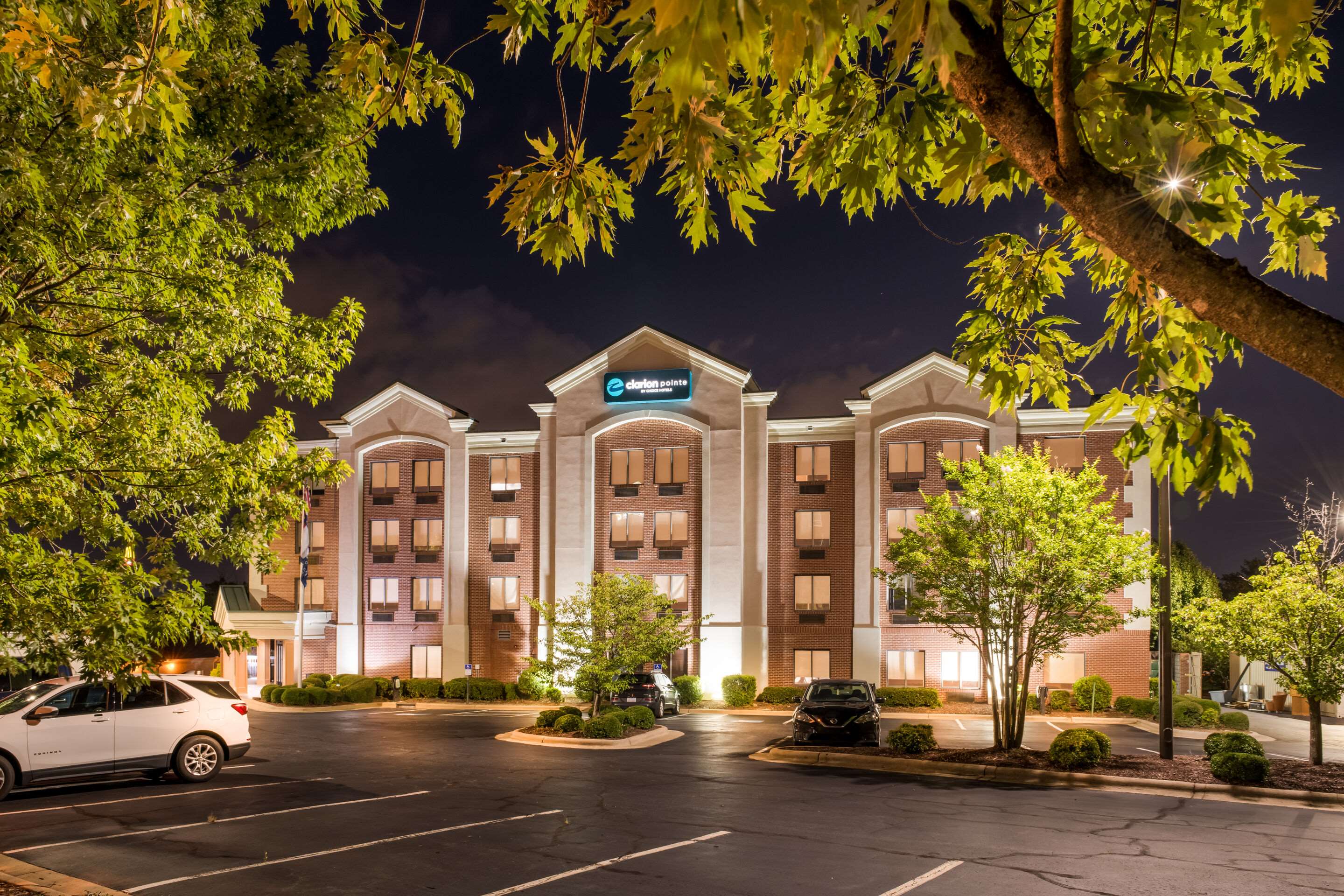 Hotel at twilight
