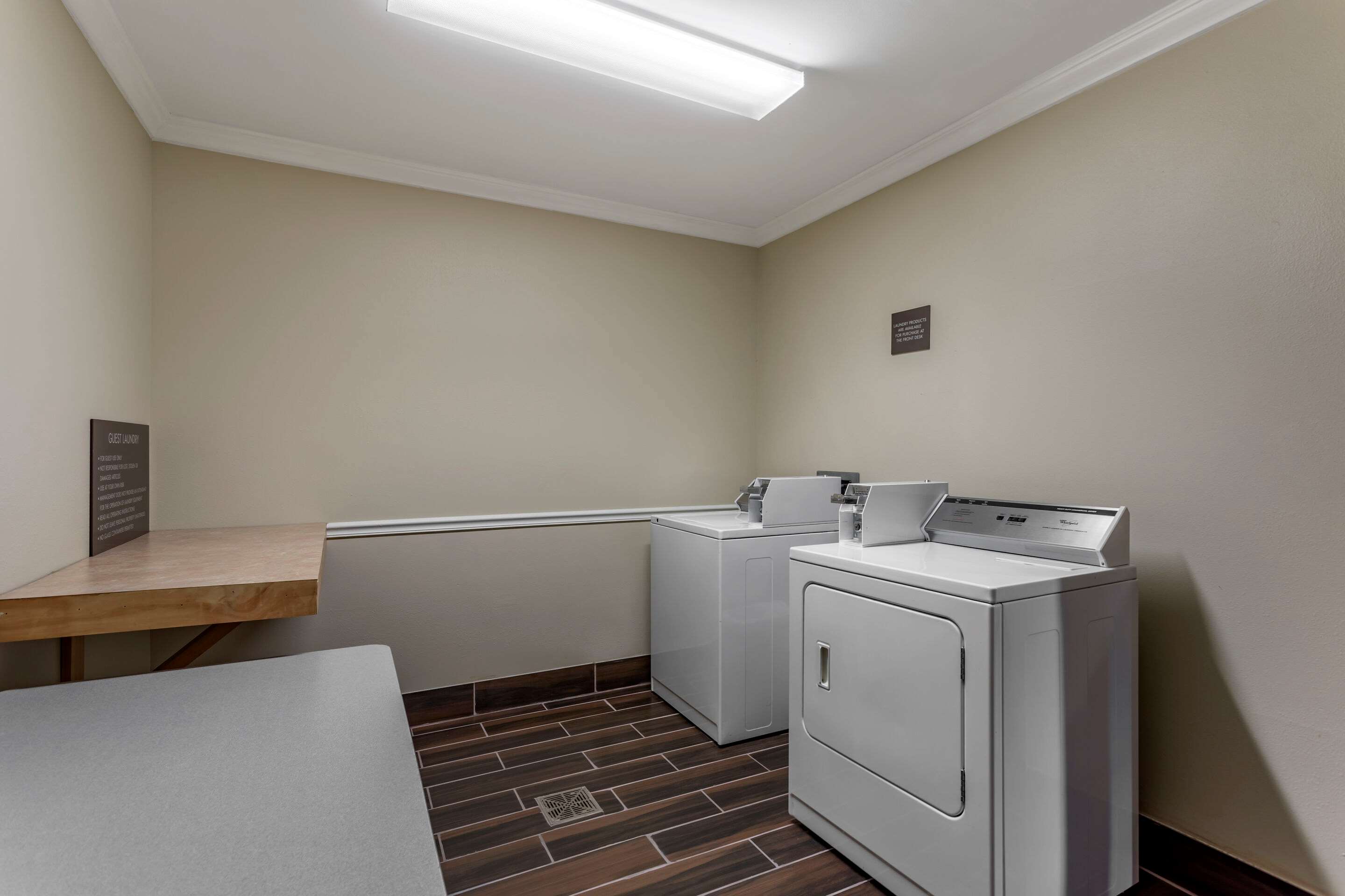 Guest laundry facilities
