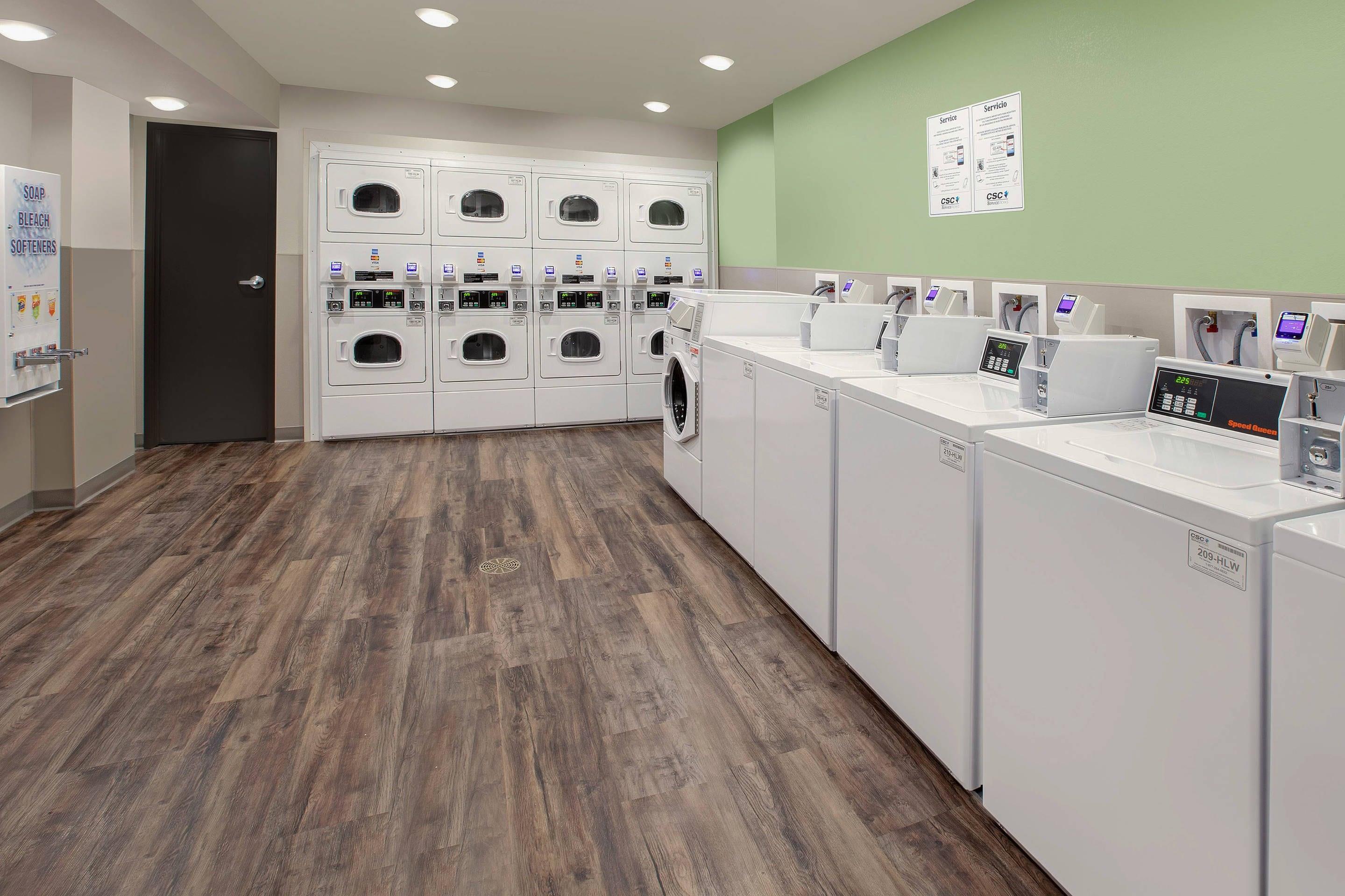 Guest laundry facilities