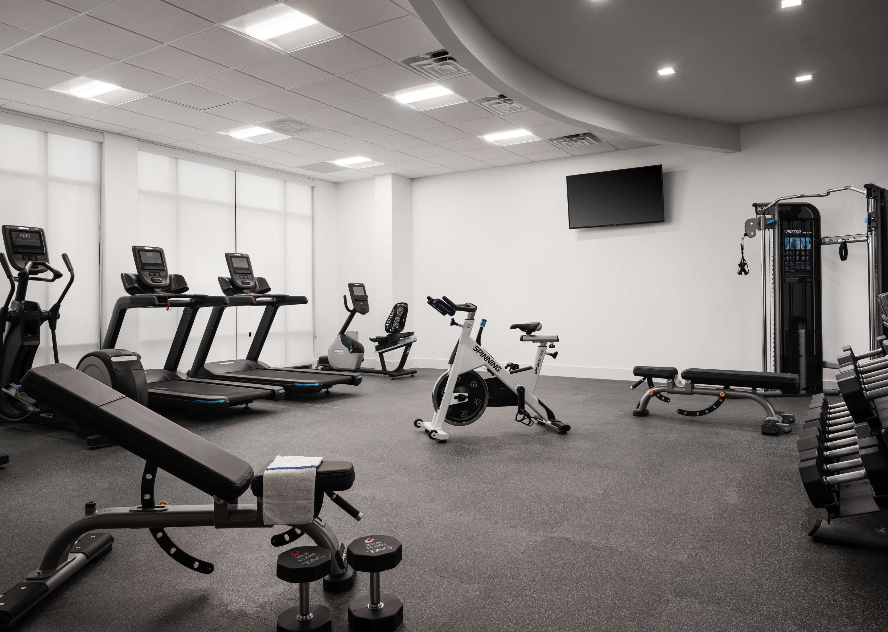 Health club fitness center gym