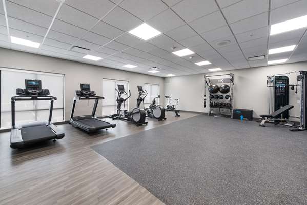 Fitness/ Exercise Room - Hampton Inn Niles