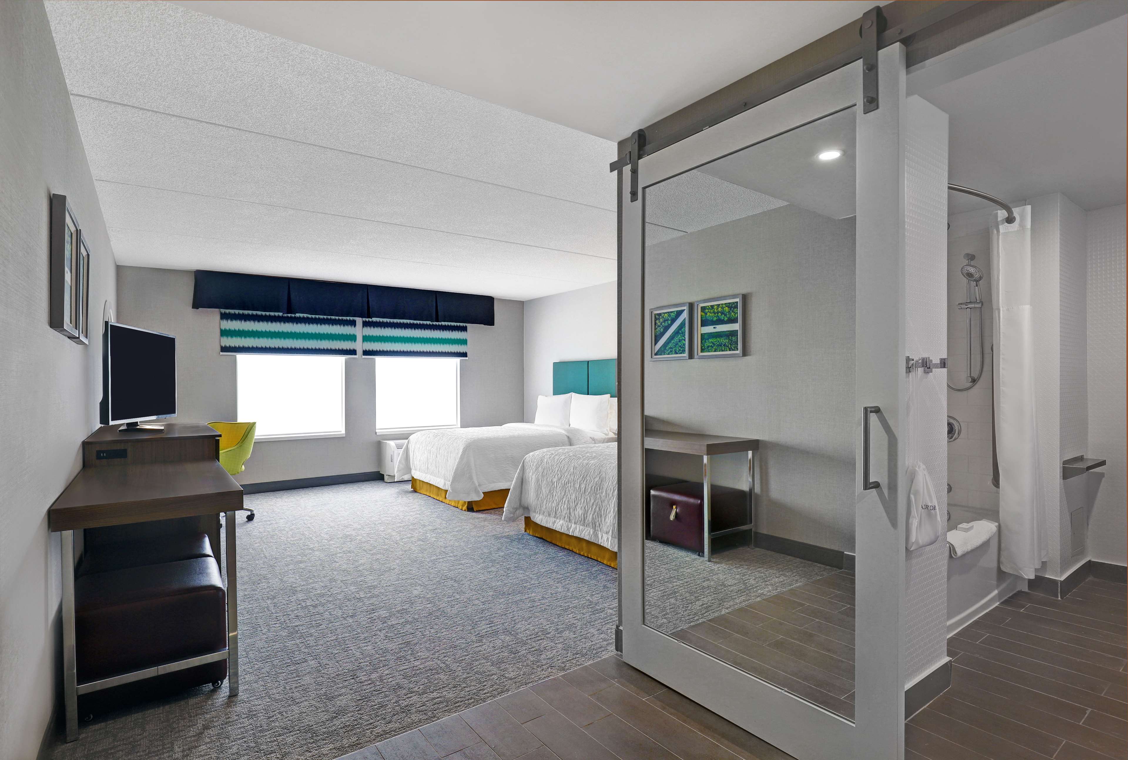Hampton Inn & Suites Belleville Room Type - 2QN MOB HEARING ACC TUB NS