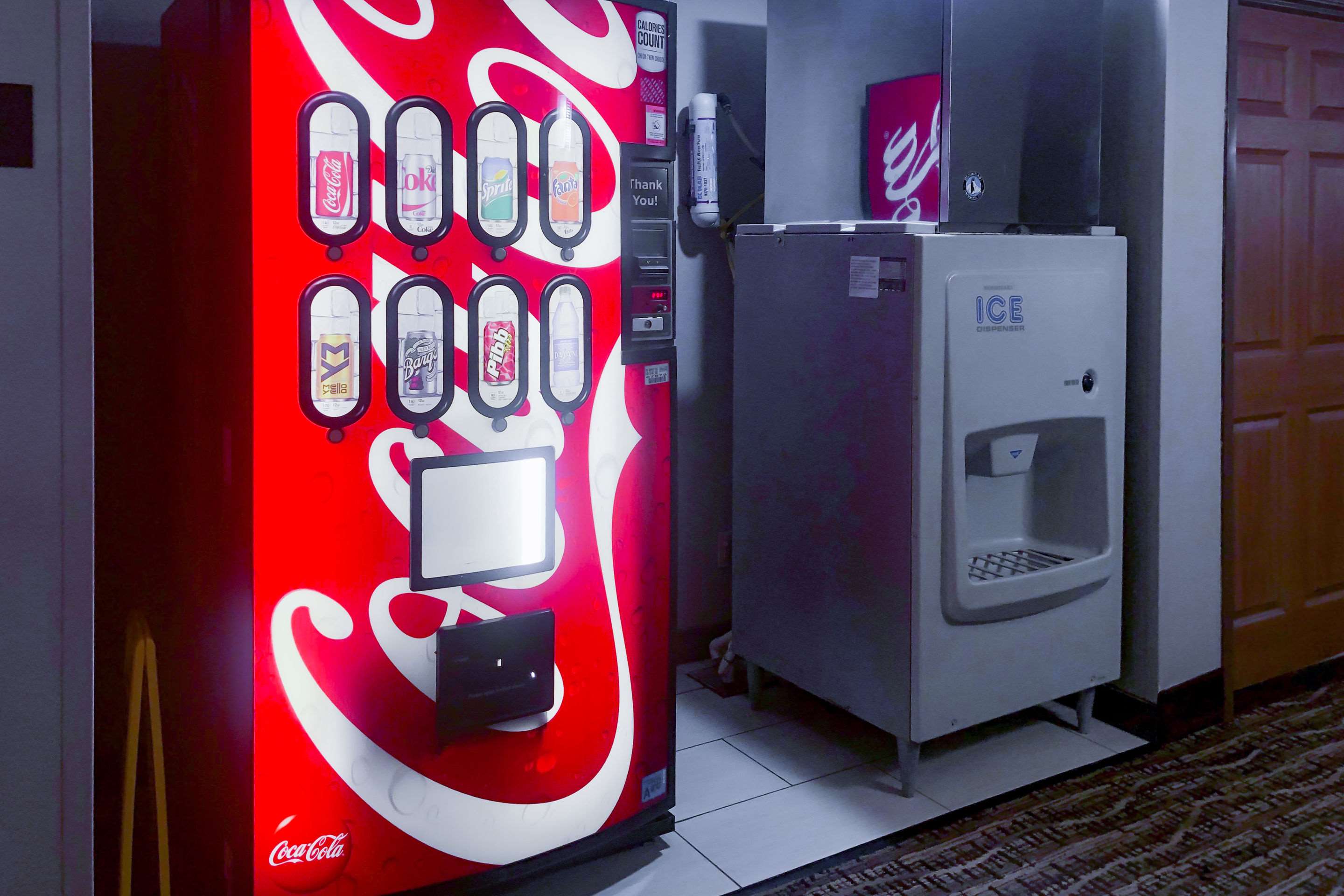 Hotel vending area