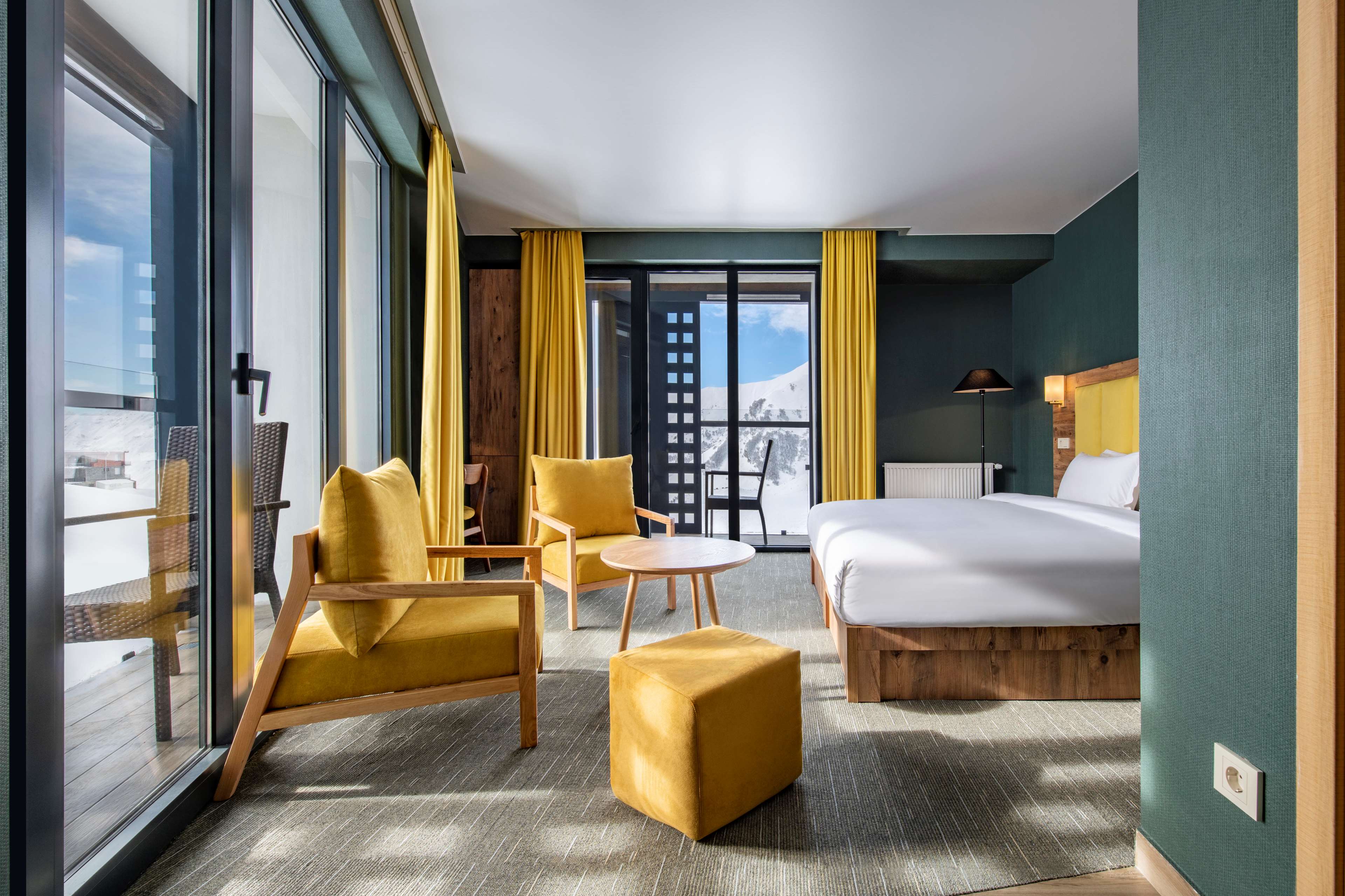 Best Western Gudauri Room Type - 1 King 2 Single Beds, Non-Smoking, Family Room, Adjoining Rooms, Balcony, Mountain View, Coffee And Best Western Gudauri Room Type - 1 King 2 Single Beds, Non-Smoking, Family Room, Adjoining Rooms, Balcony, Mountain View, Coffee And