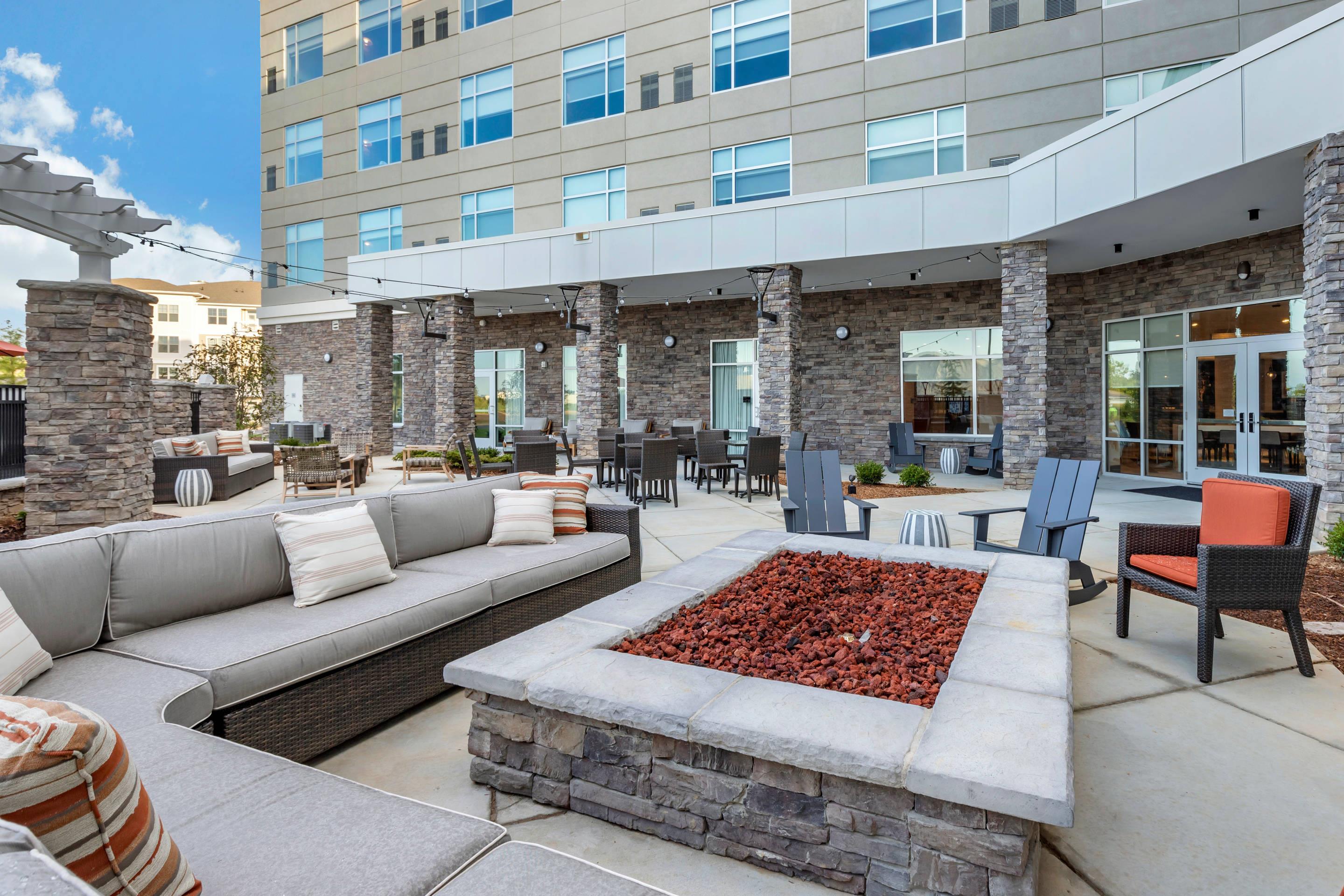 Hotel patio