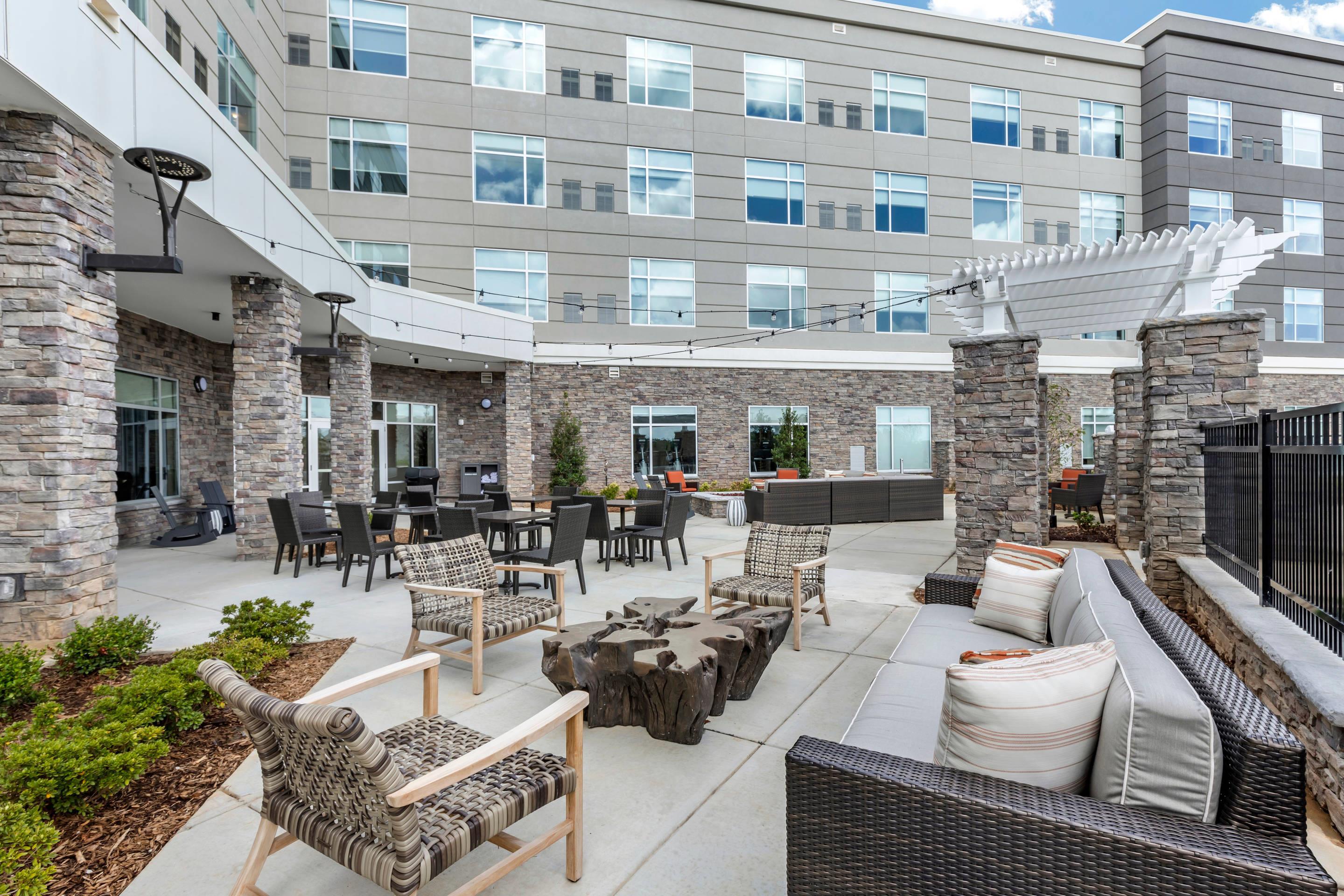 Hotel patio