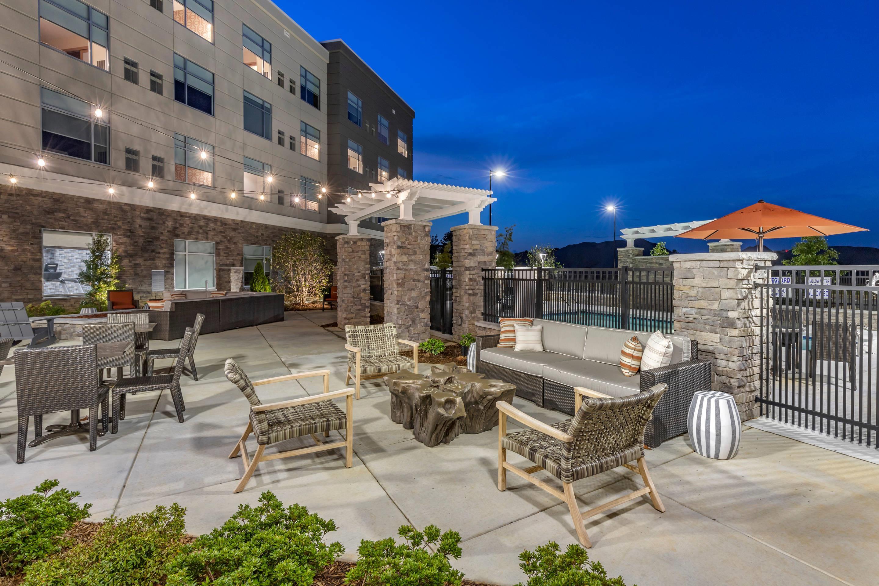Hotel patio