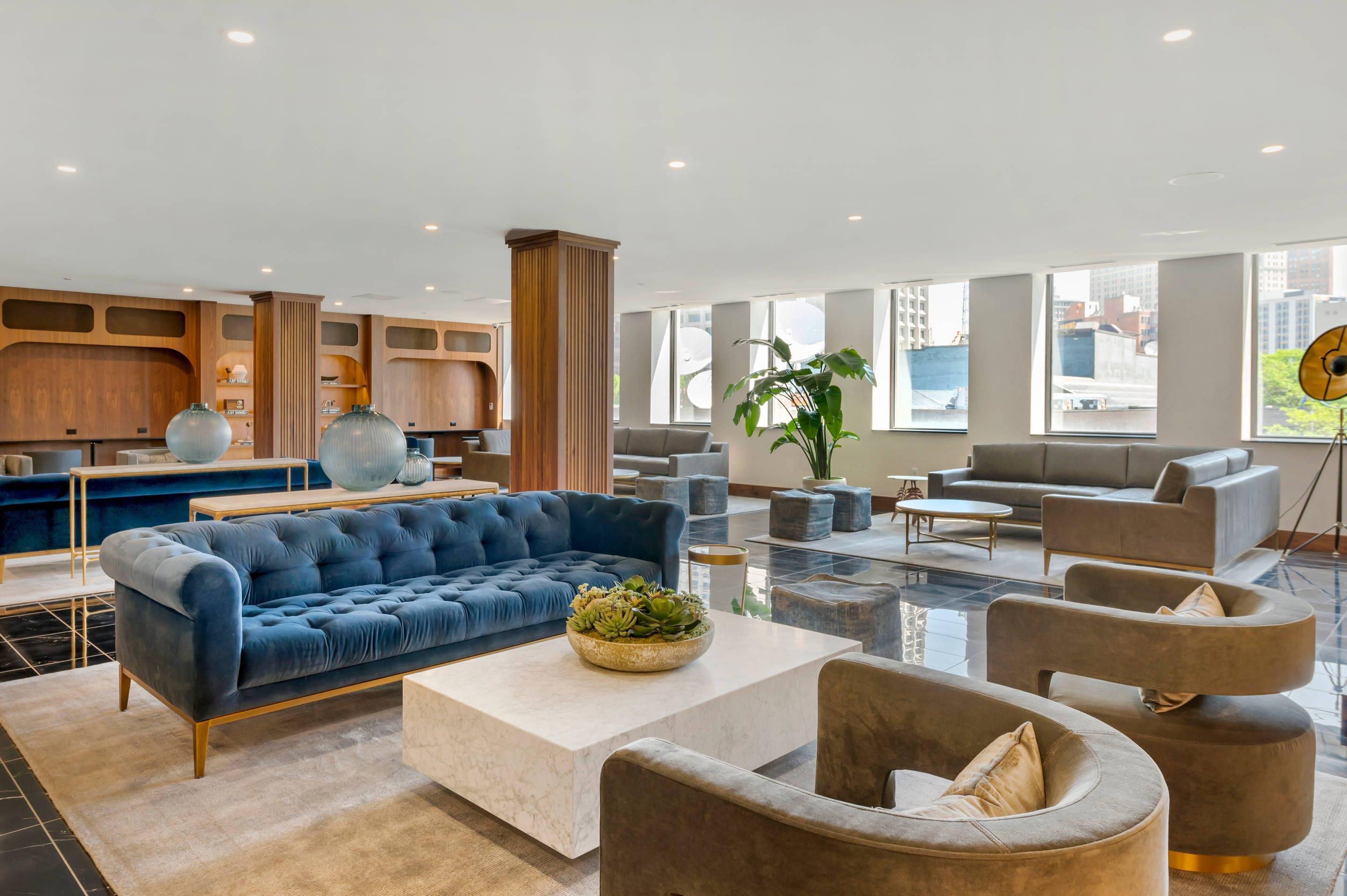 Spacious lobby | Cambria Hotel Detroit Downtown