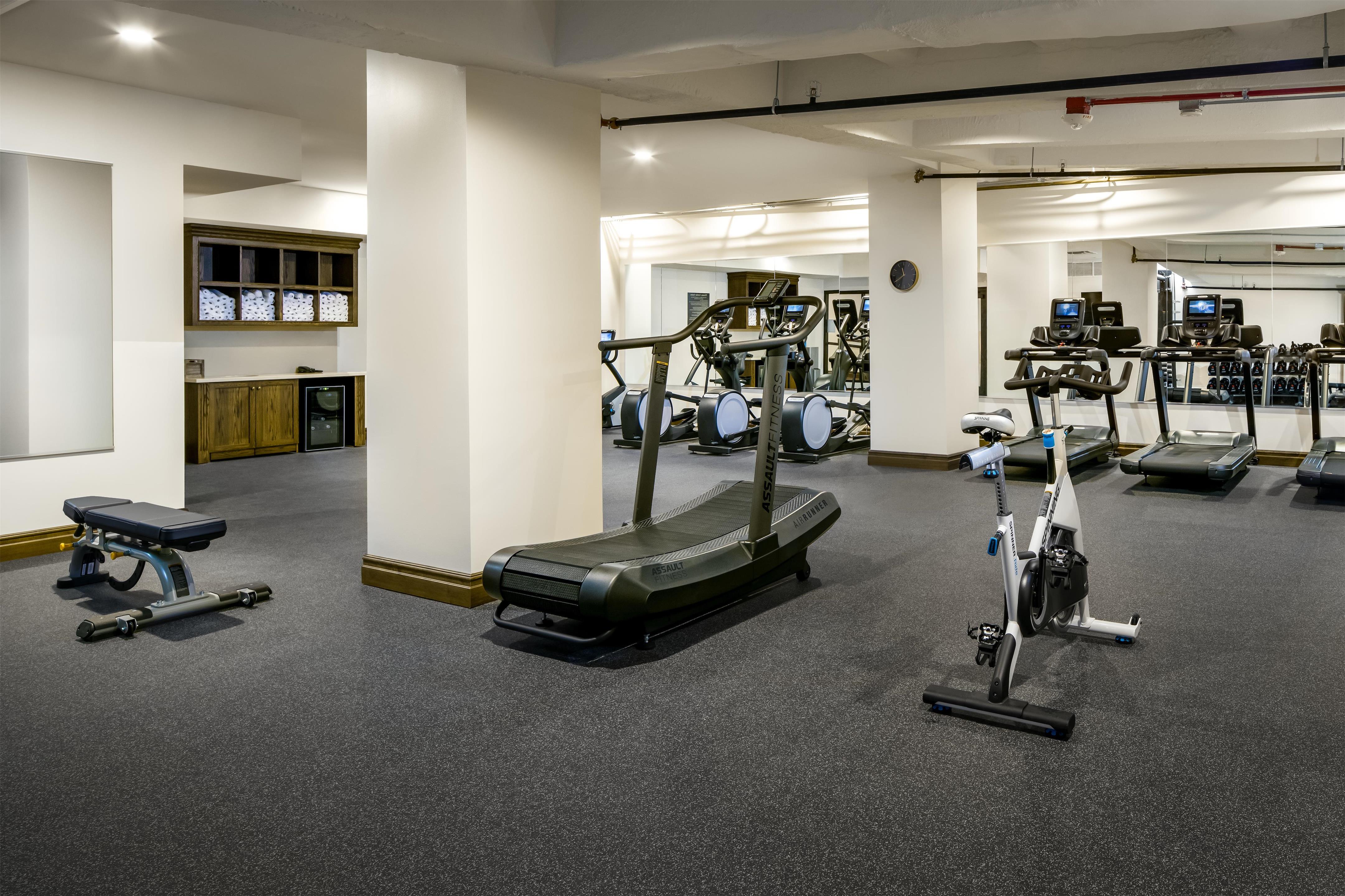 Health club fitness center gym | The Peregrine Omaha Downtown, Curio Collection by Hilton