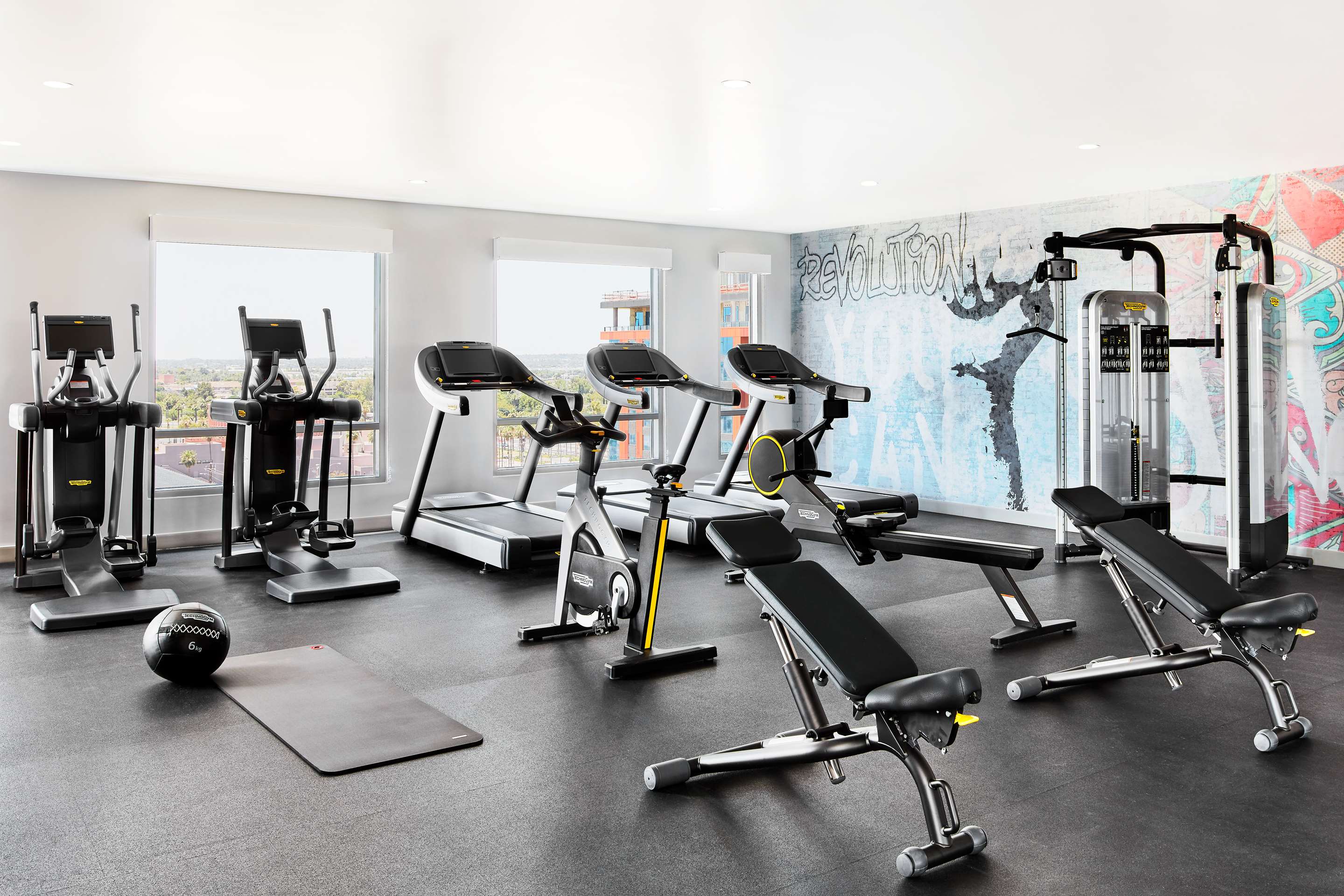 Health club fitness center gym