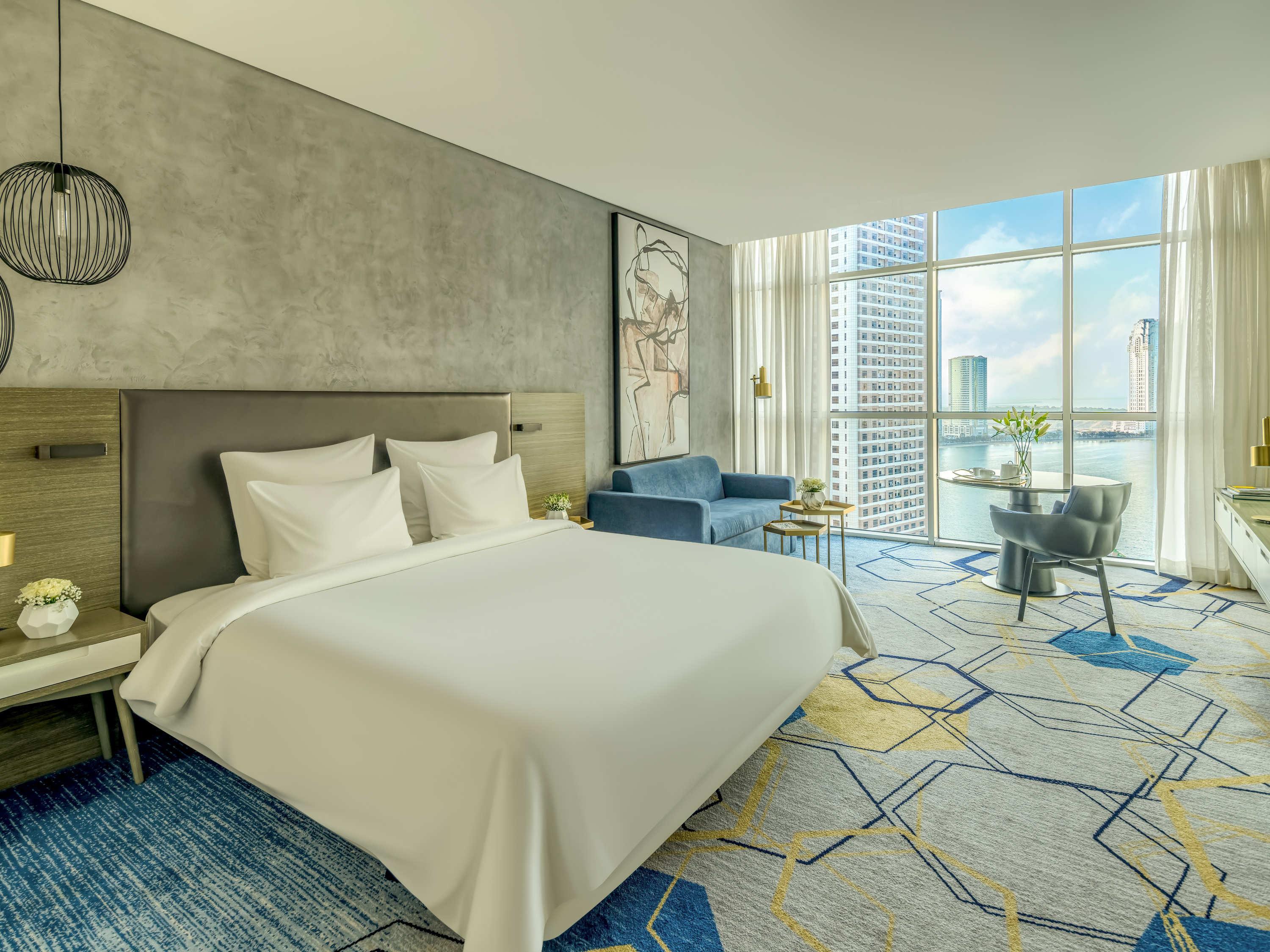 PULLMAN SHARJAH Room Type - Deluxe Room with King Size Bed - Lagoon View
