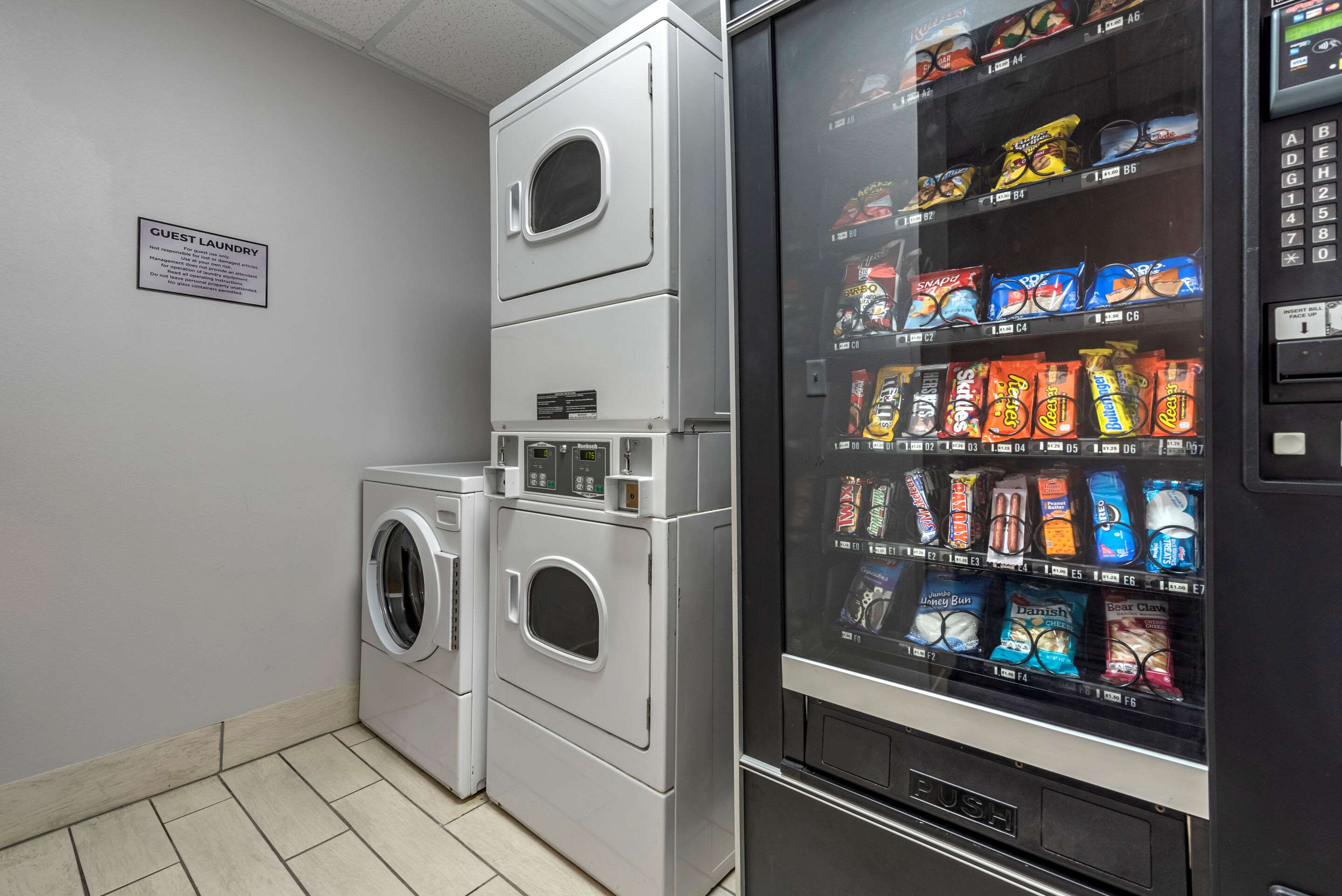 Guest laundry facilities