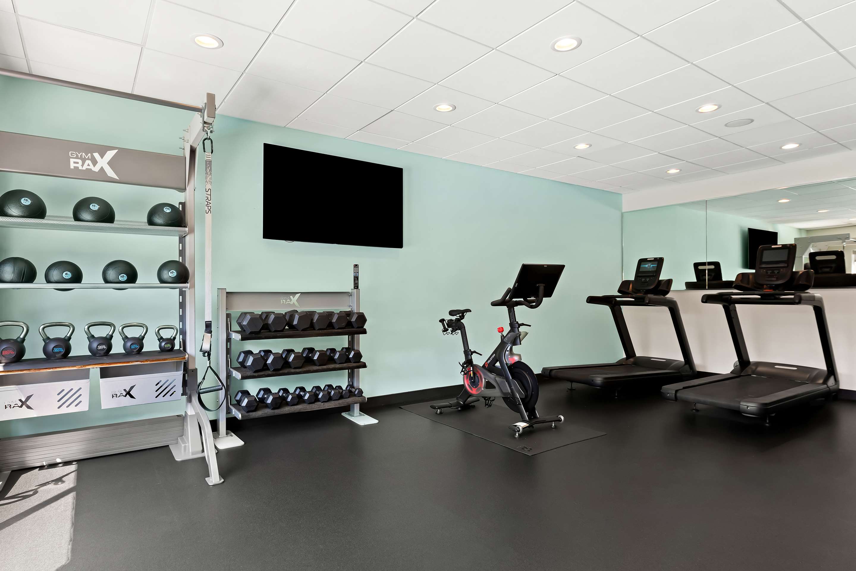 Health club fitness center gym | GLō Hotel Asheville-Blue Ridge Parkway