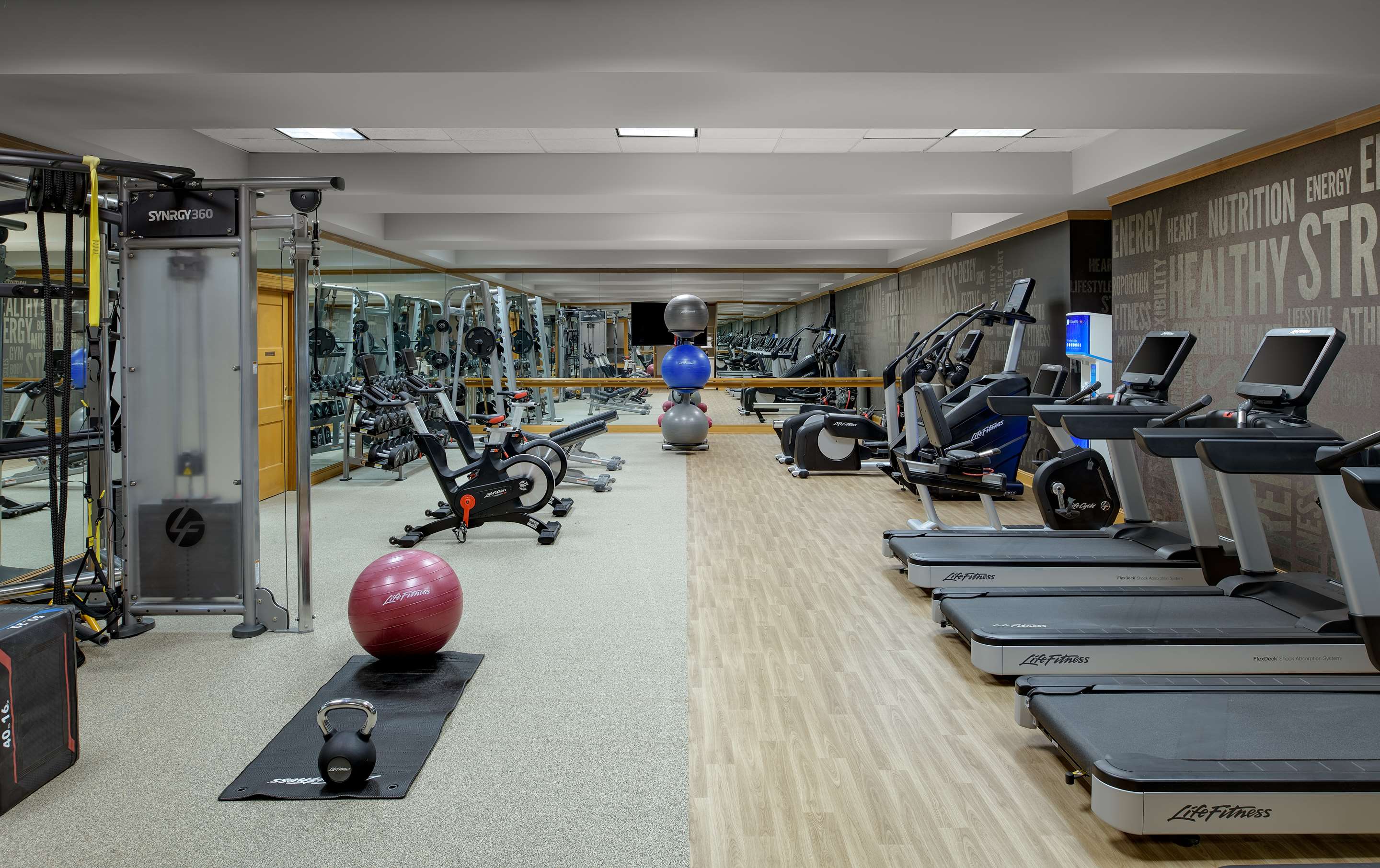 Health club fitness center gym