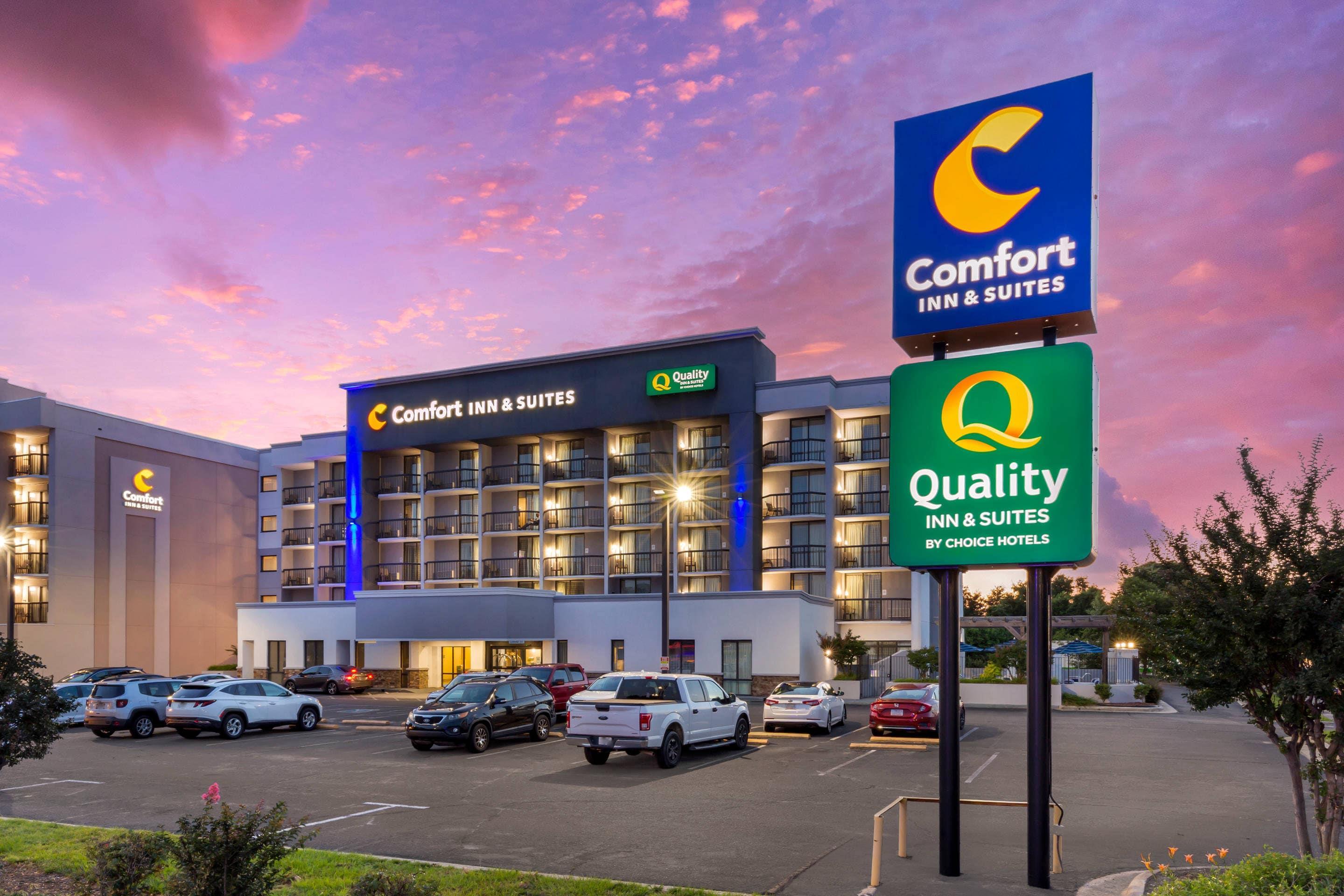 Hotel at night | Quality Inn & Suites Near North Fort Bragg