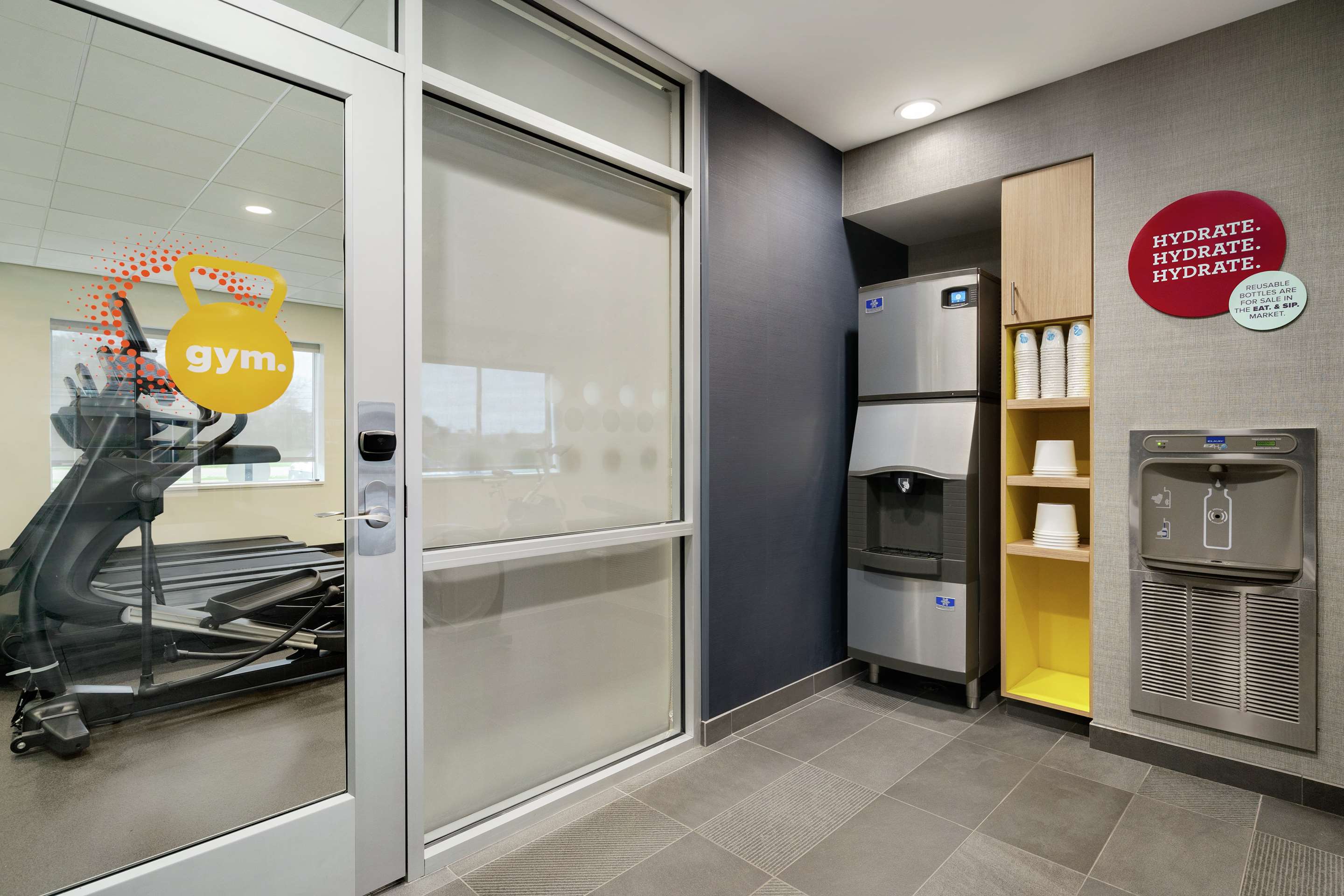 Health club fitness center gym