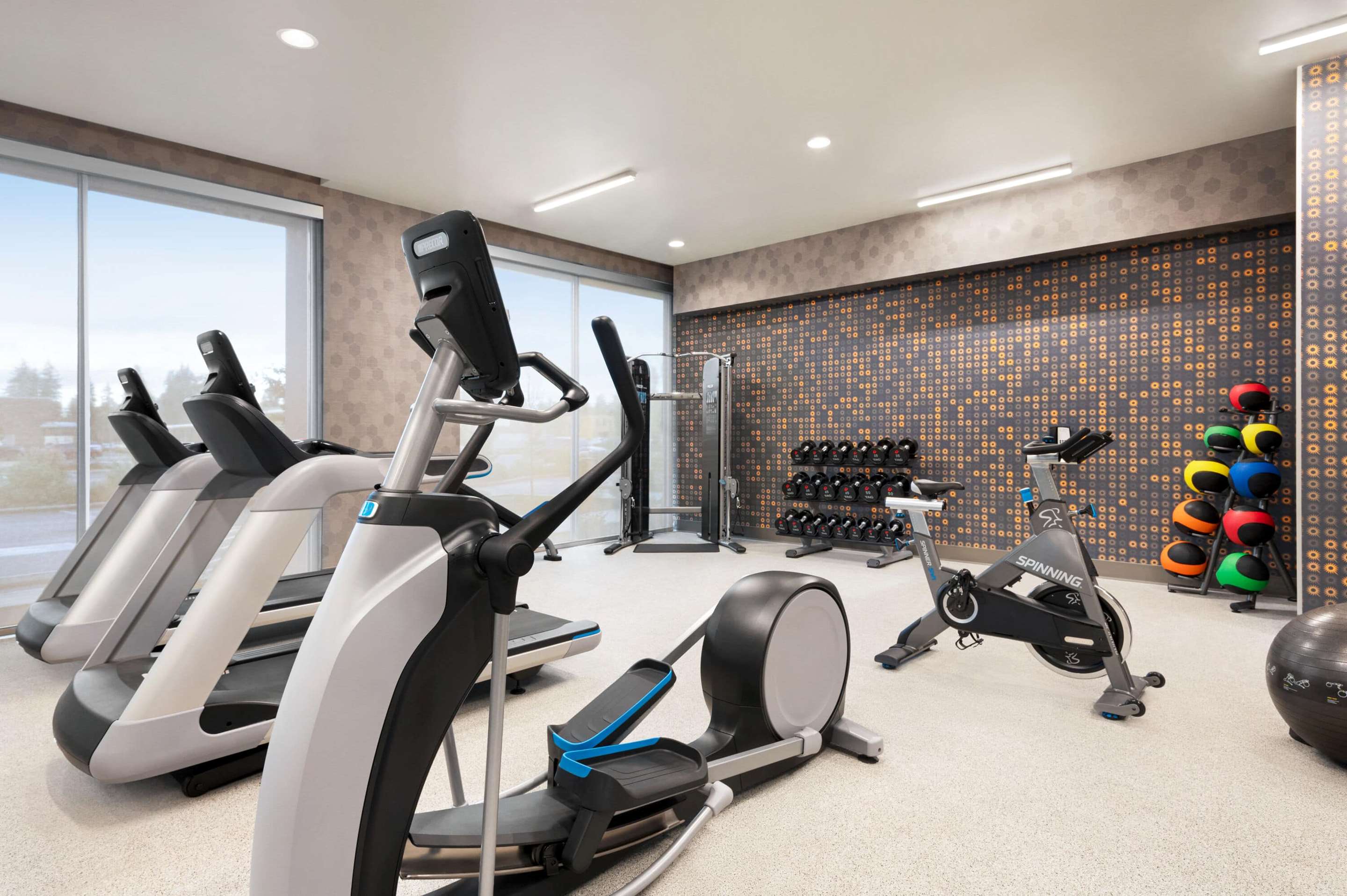 Health club fitness center gym