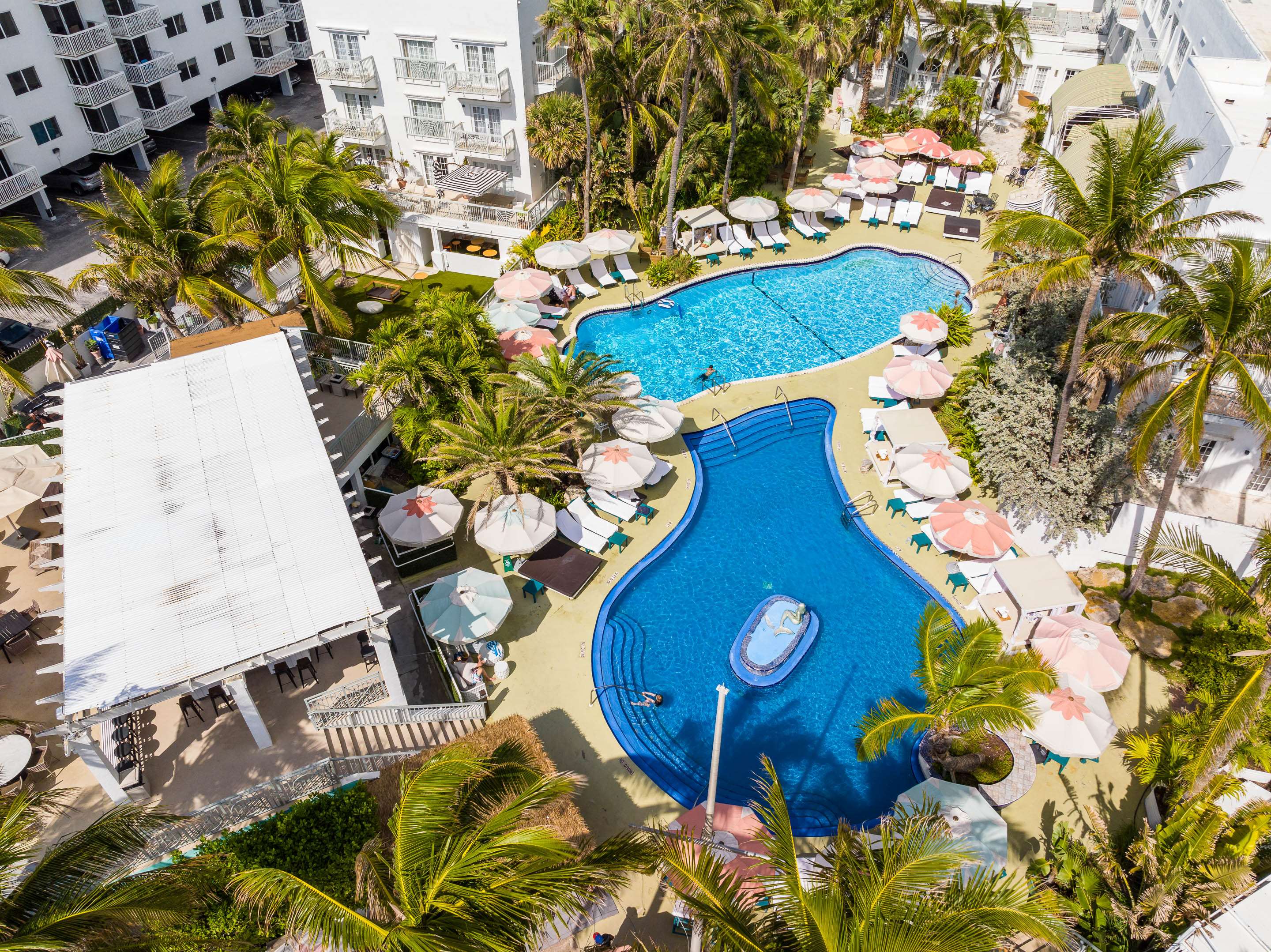 Swimming Pool - Birds Eye View at The Savoy Hotel and Beach Club