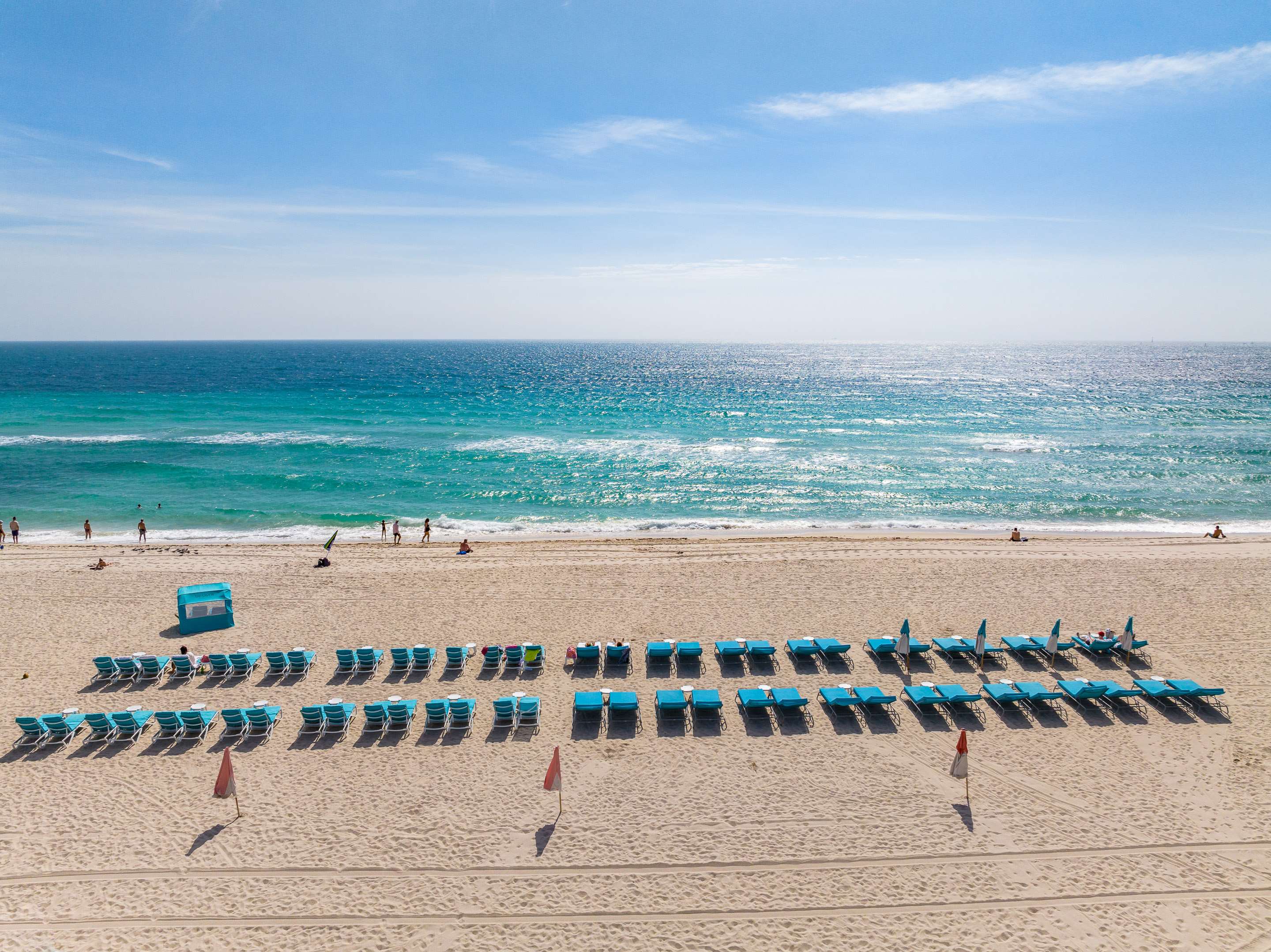 Beach Chairs at The Savoy Hotel and Beach Club