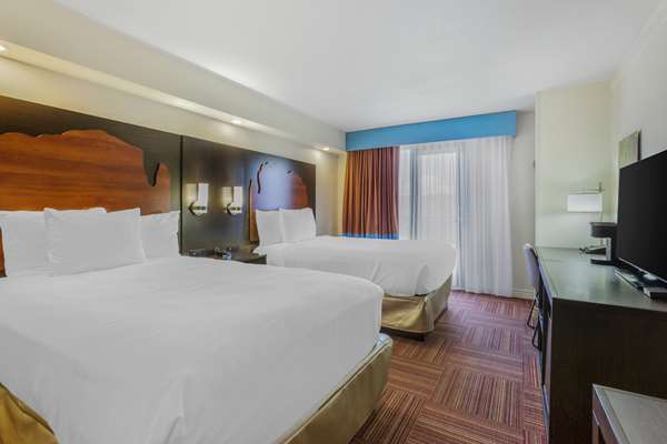 2 Double Beds, Non-Smoking, Mini Fridge, In-Room Safe, Continental Breakfast
