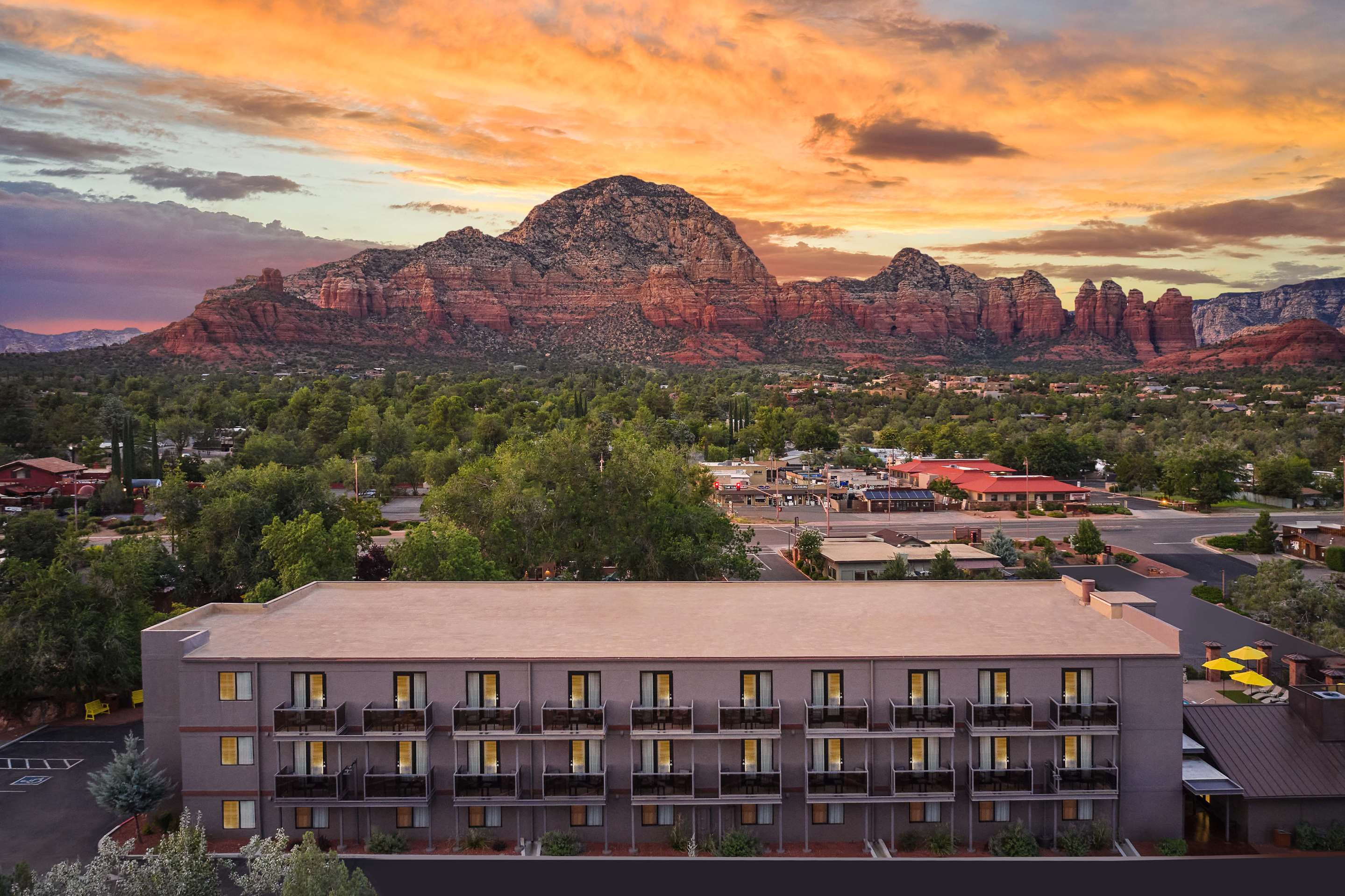 Drone Sunset | Aiden by Best Western Sedona
