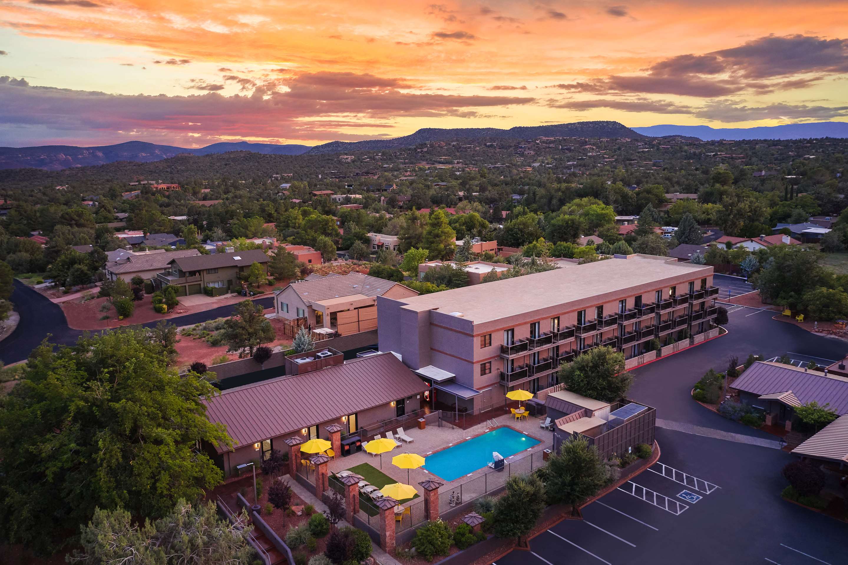 Drone Sunset | Aiden by Best Western Sedona