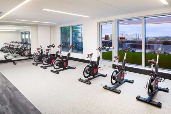 Fitness/ Exercise Room - Hilton Hotel Aventura