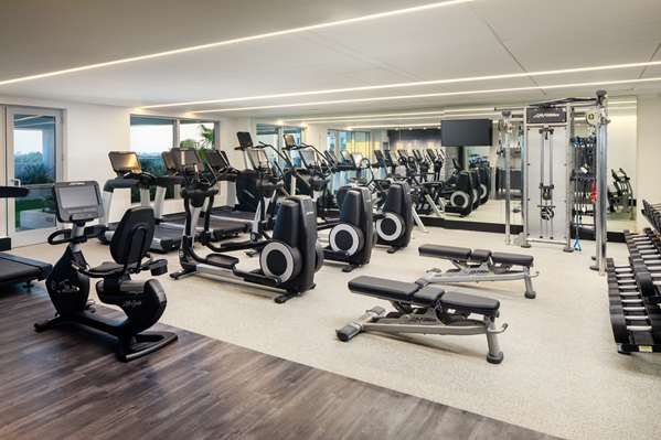 Fitness/ Exercise Room - Hilton Hotel Aventura