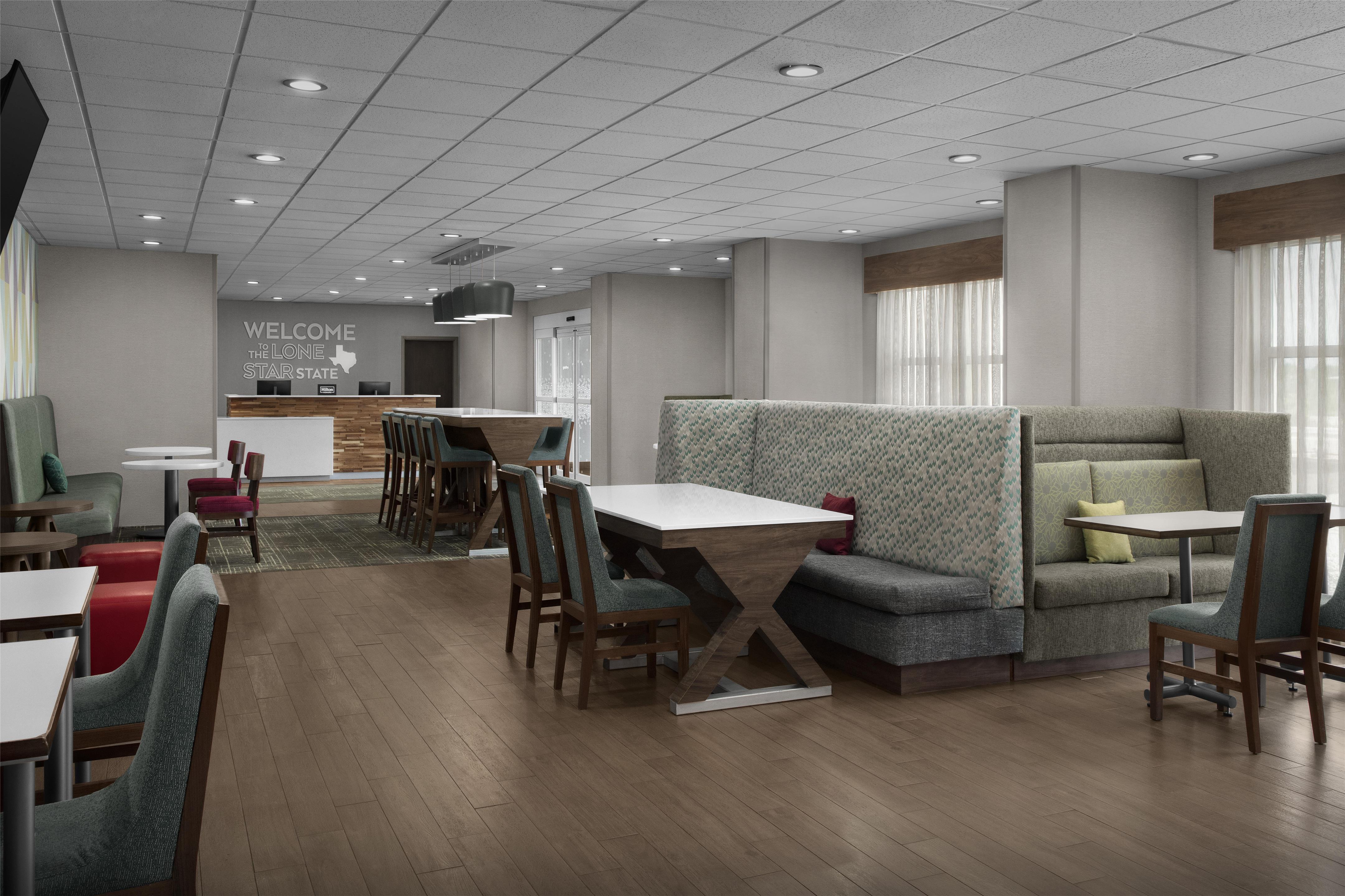 Breakfast Area | Hampton Inn Monahans, Tx