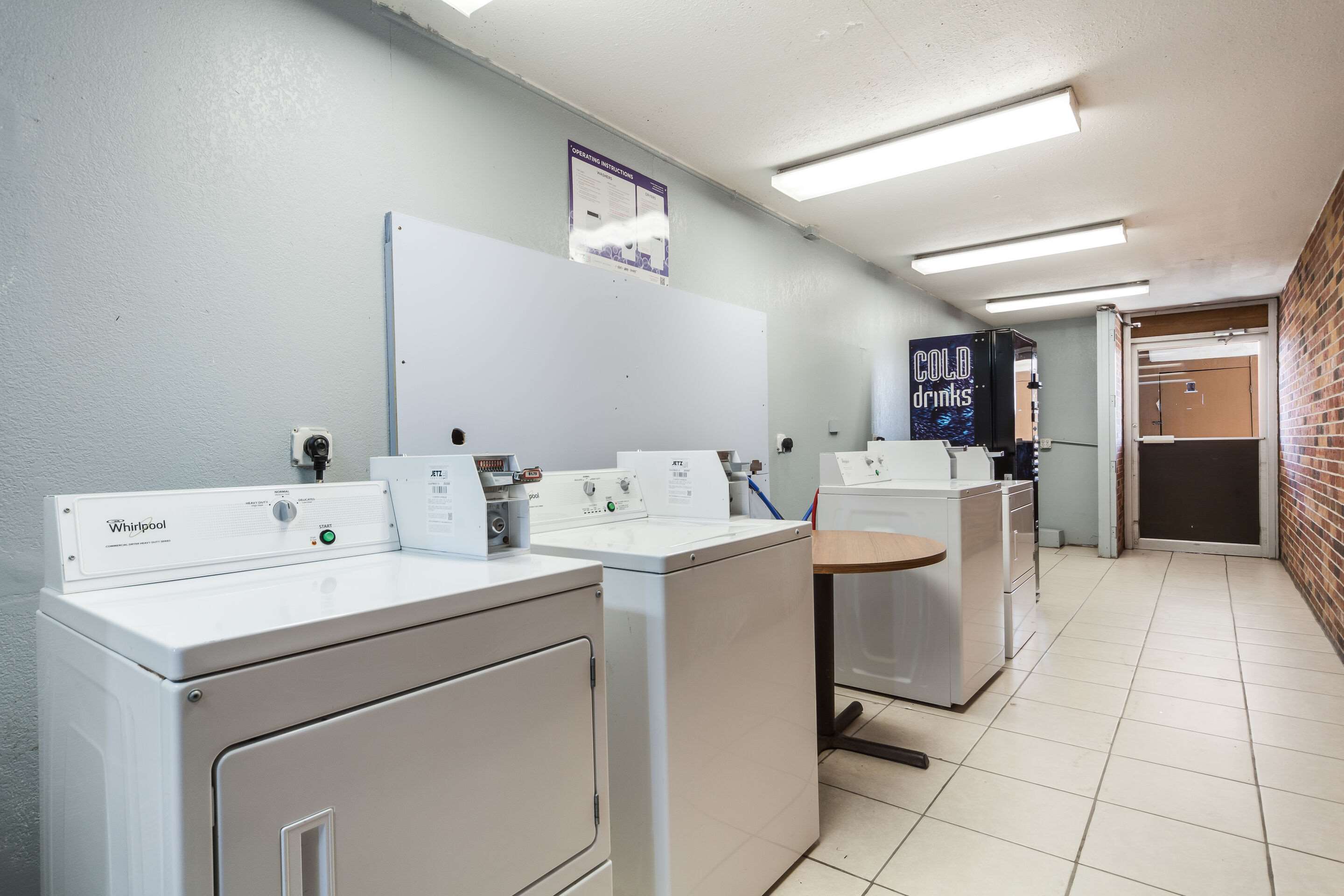 Guest laundry facilities
