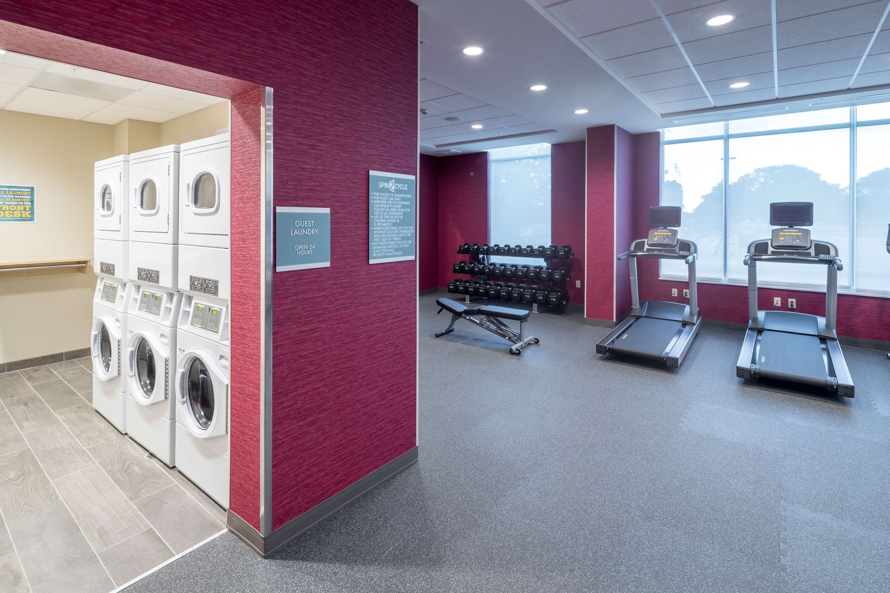 Health club fitness center gym | Home2 Suites by Hilton Fort Worth Cultural District