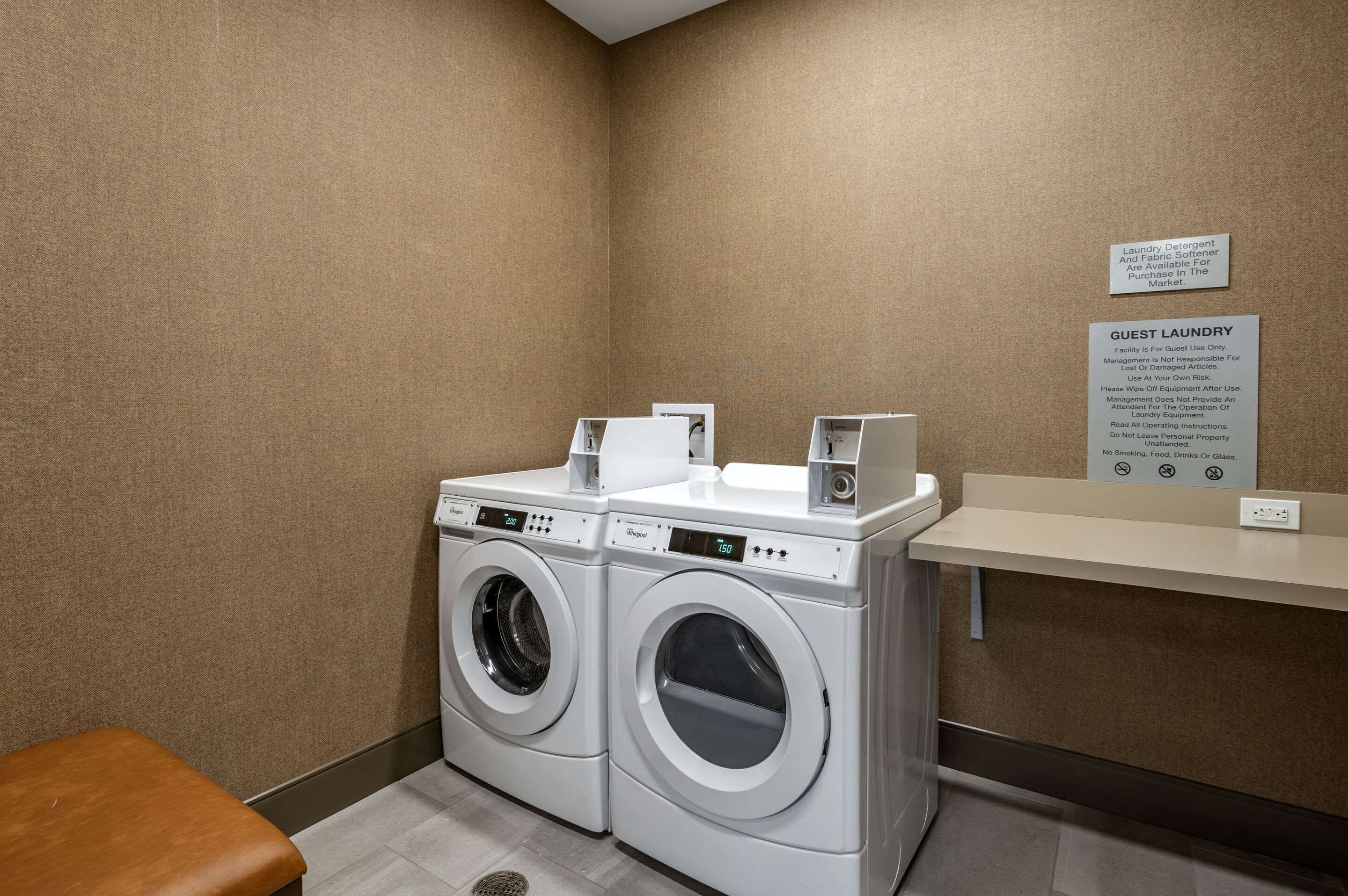 Guest laundry facilities
