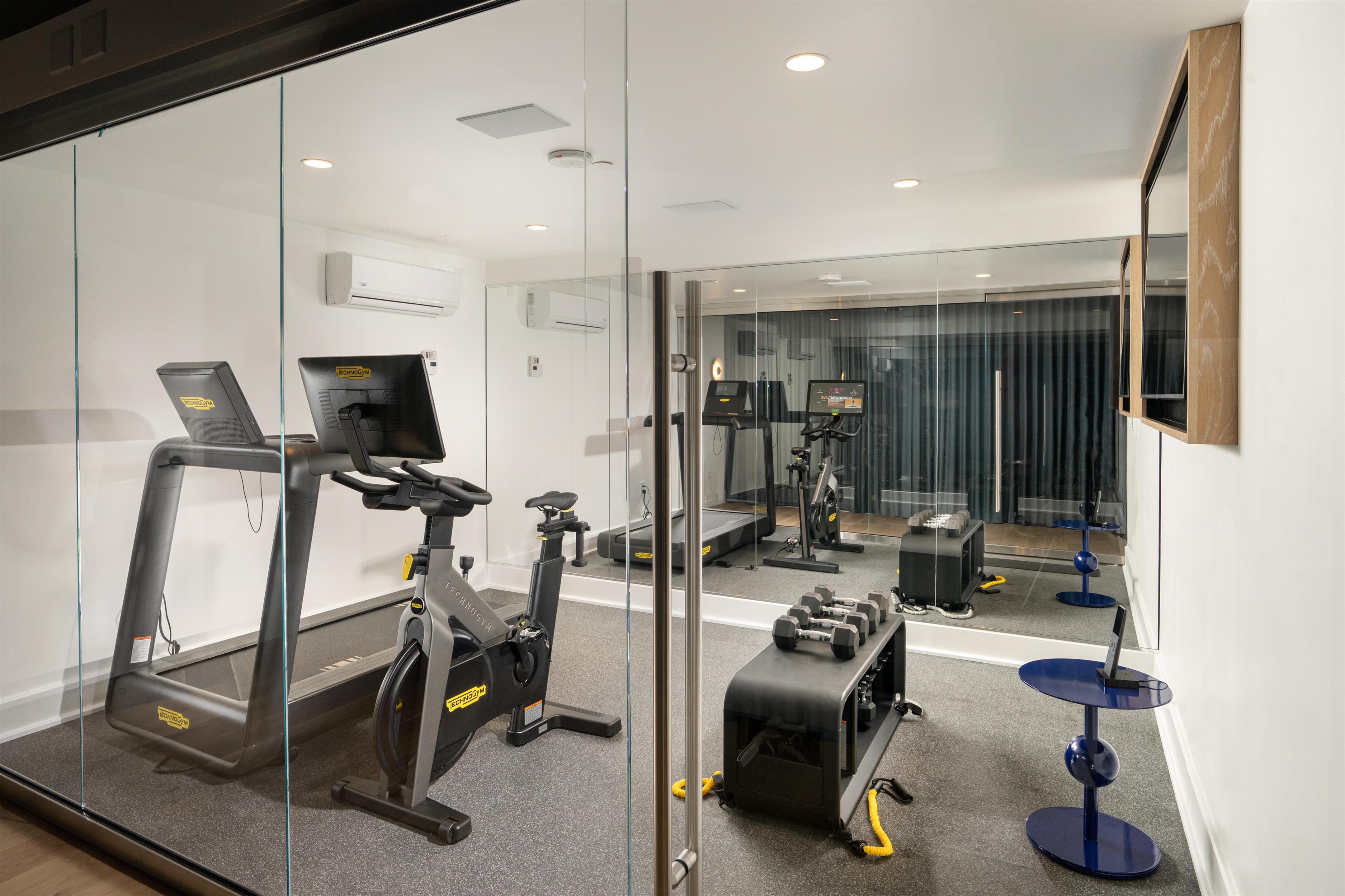 Health club fitness center gym | Virgin Hotel Las Vegas, Curio Collection by Hilton