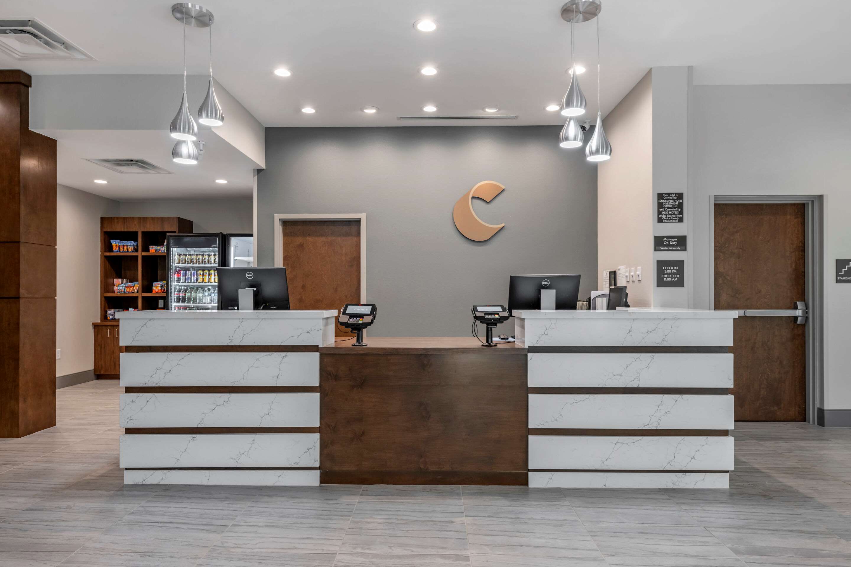 Front desk