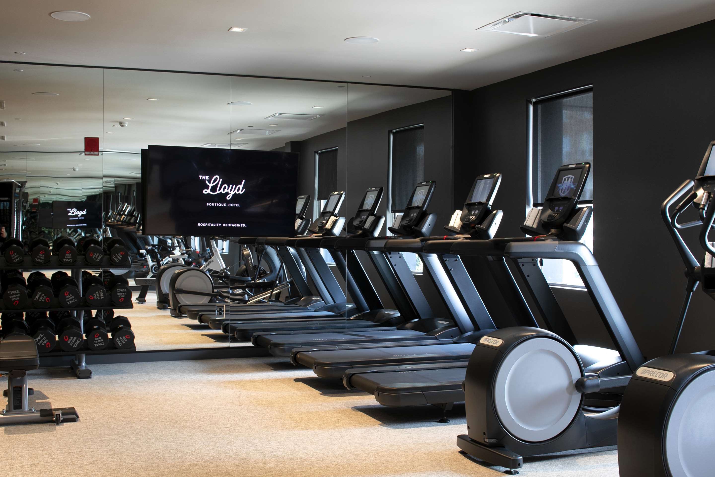 Health club fitness center gym