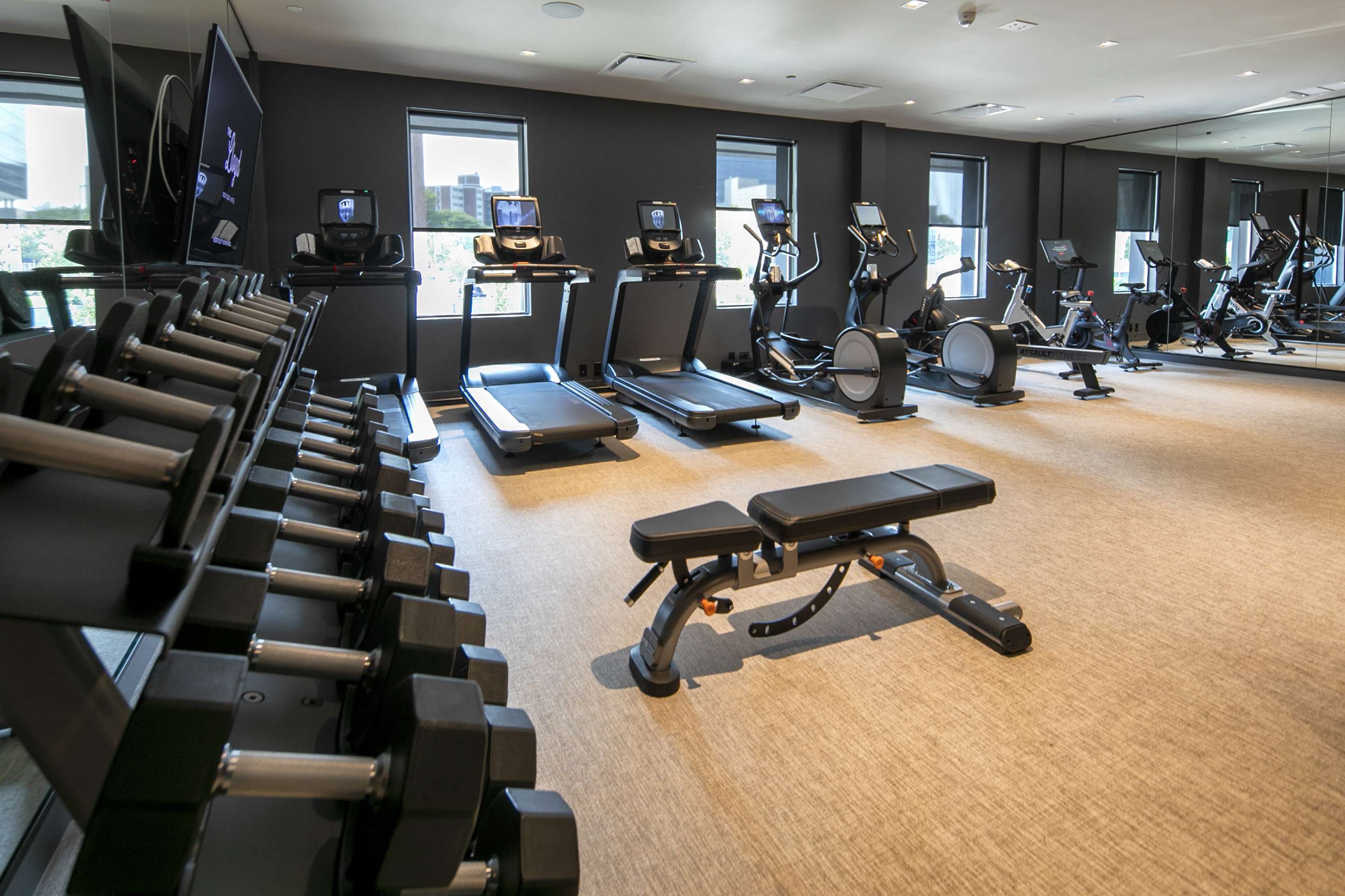 Health club fitness center gym