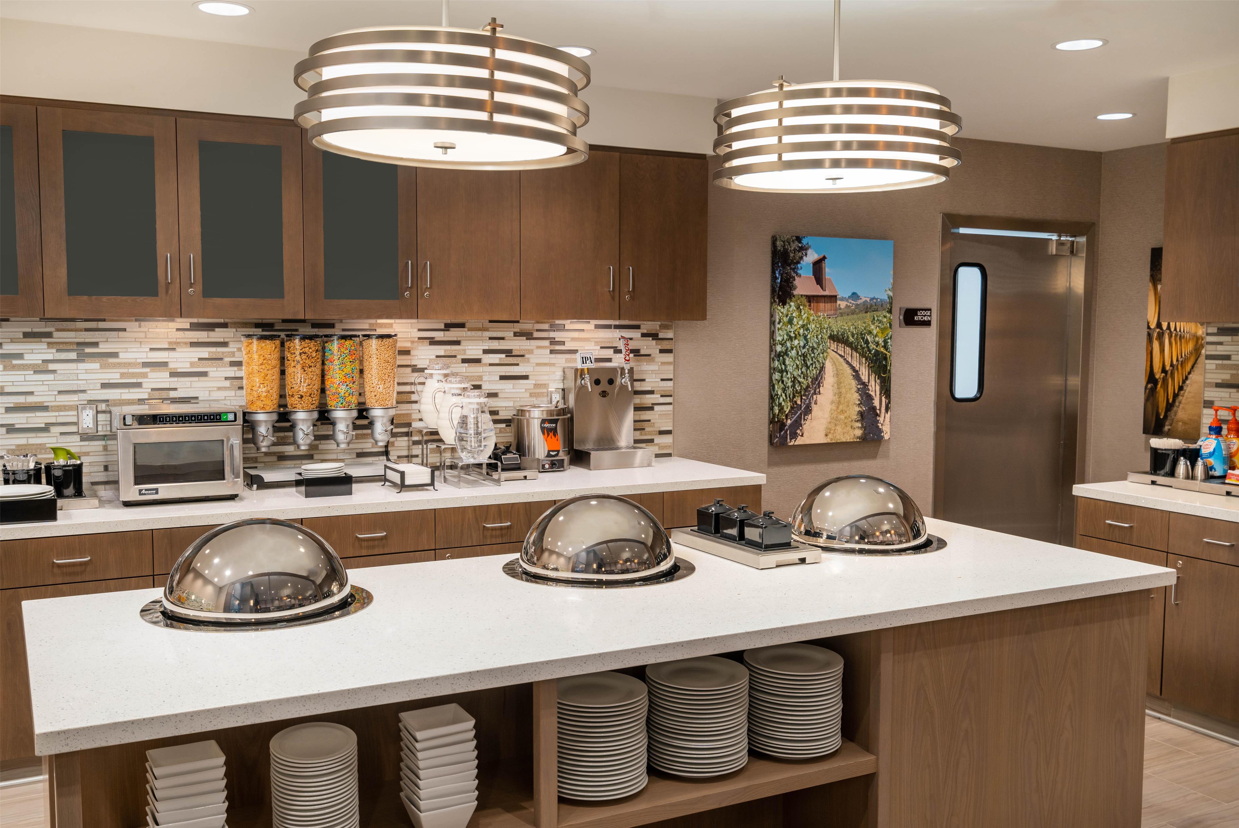 Breakfast Area | Homewood Suites by Hilton Livermore, CA