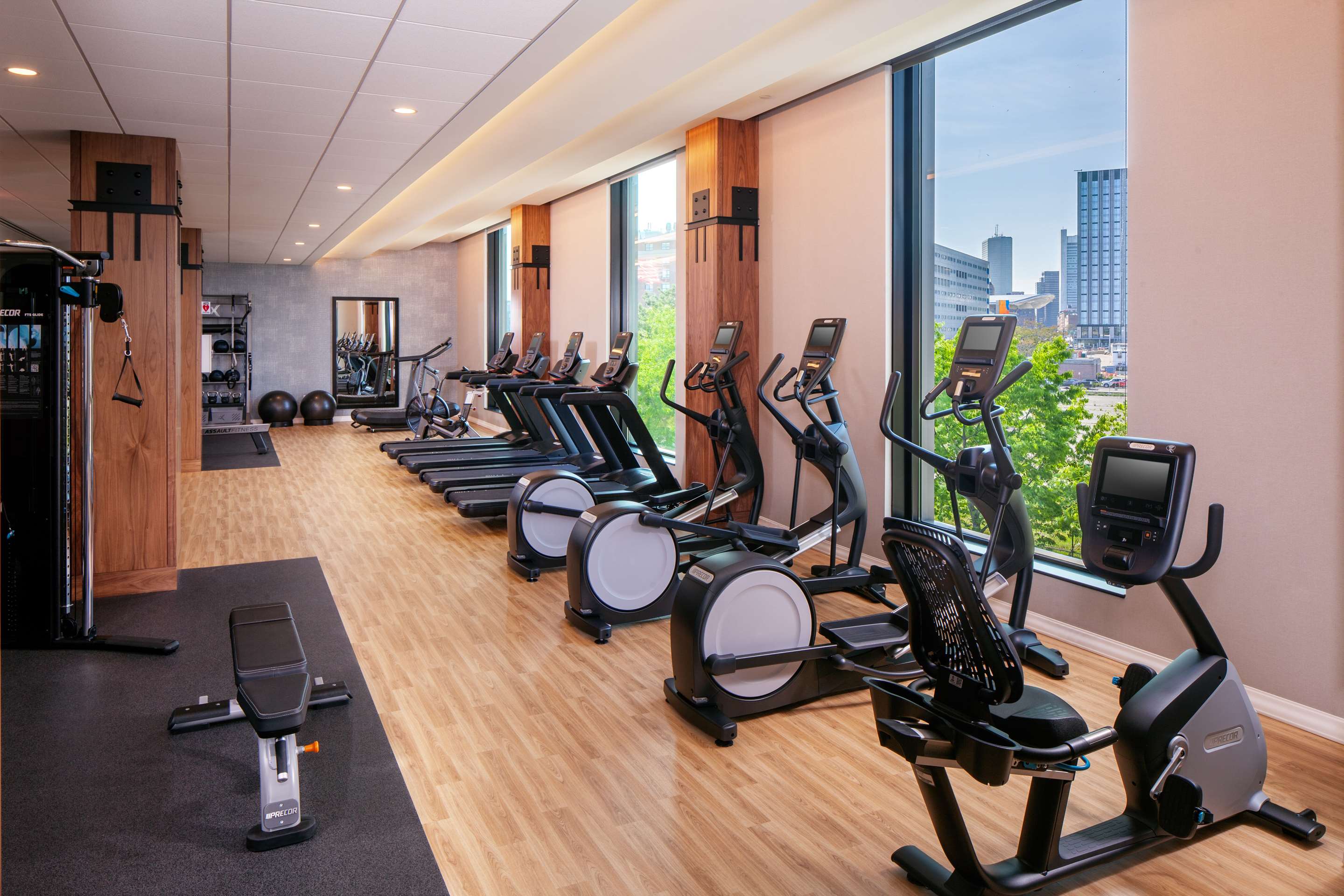 Health club fitness center gym