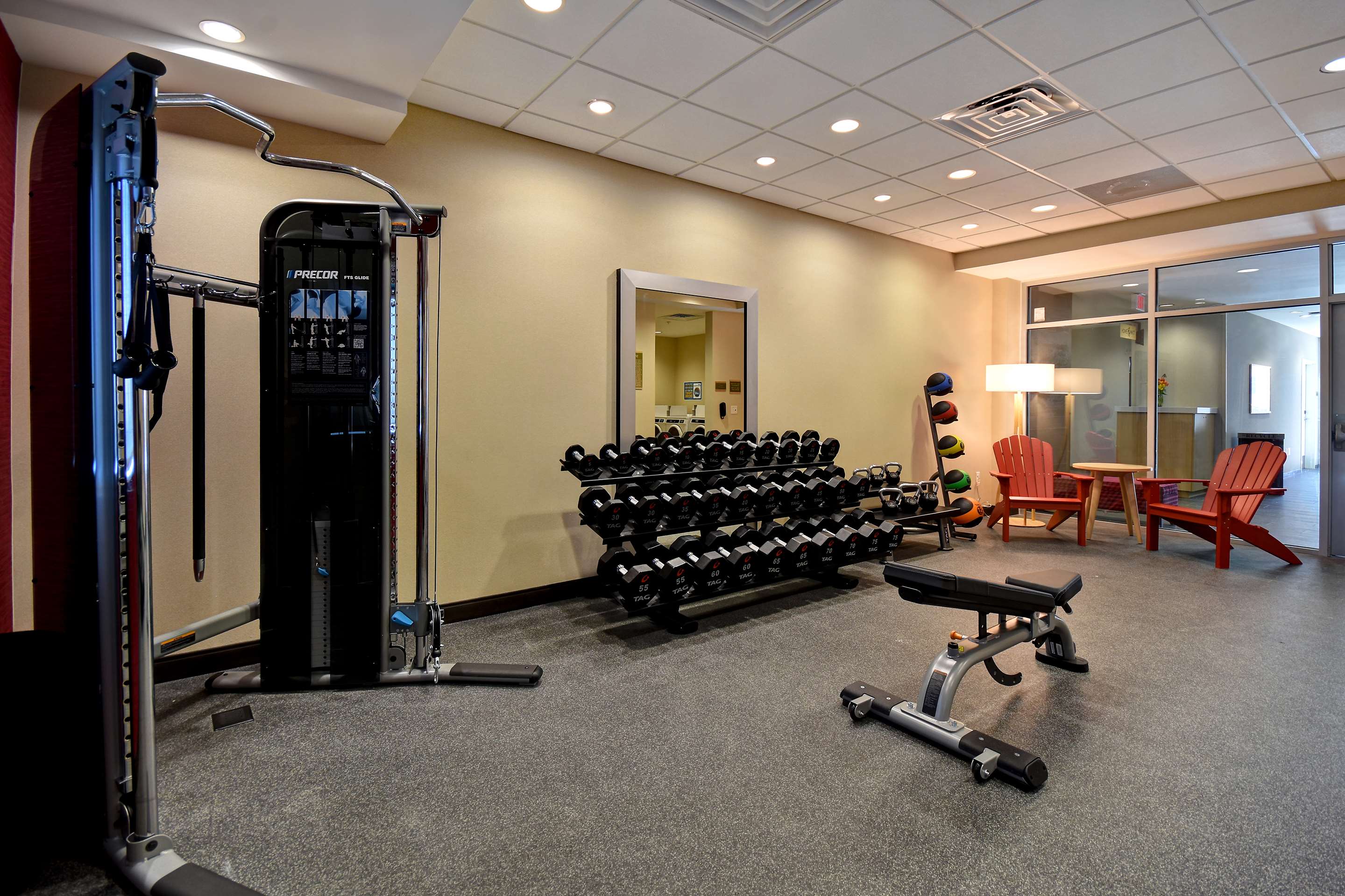 Health club fitness center gym