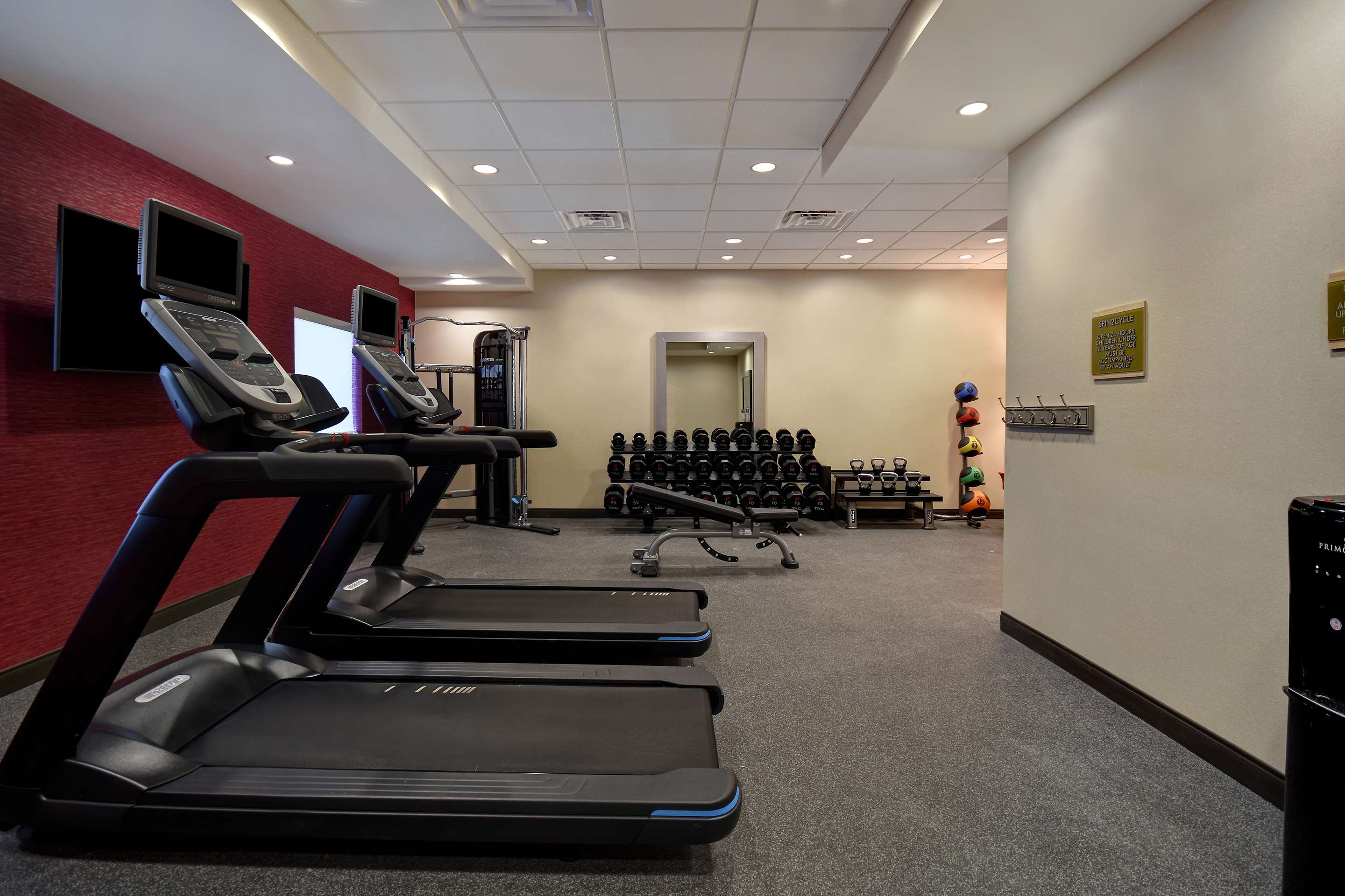 Health club fitness center gym