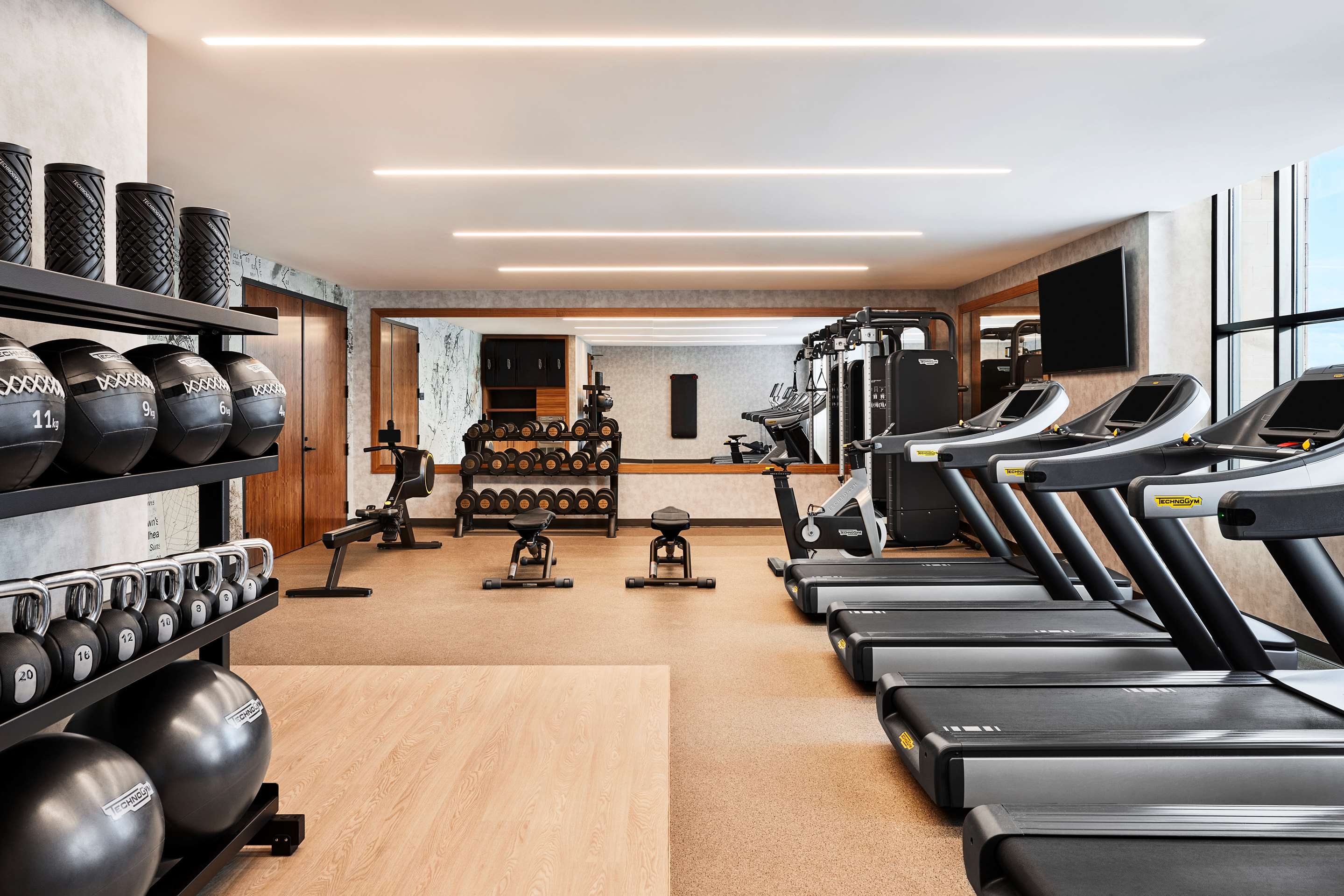 Health club fitness center gym