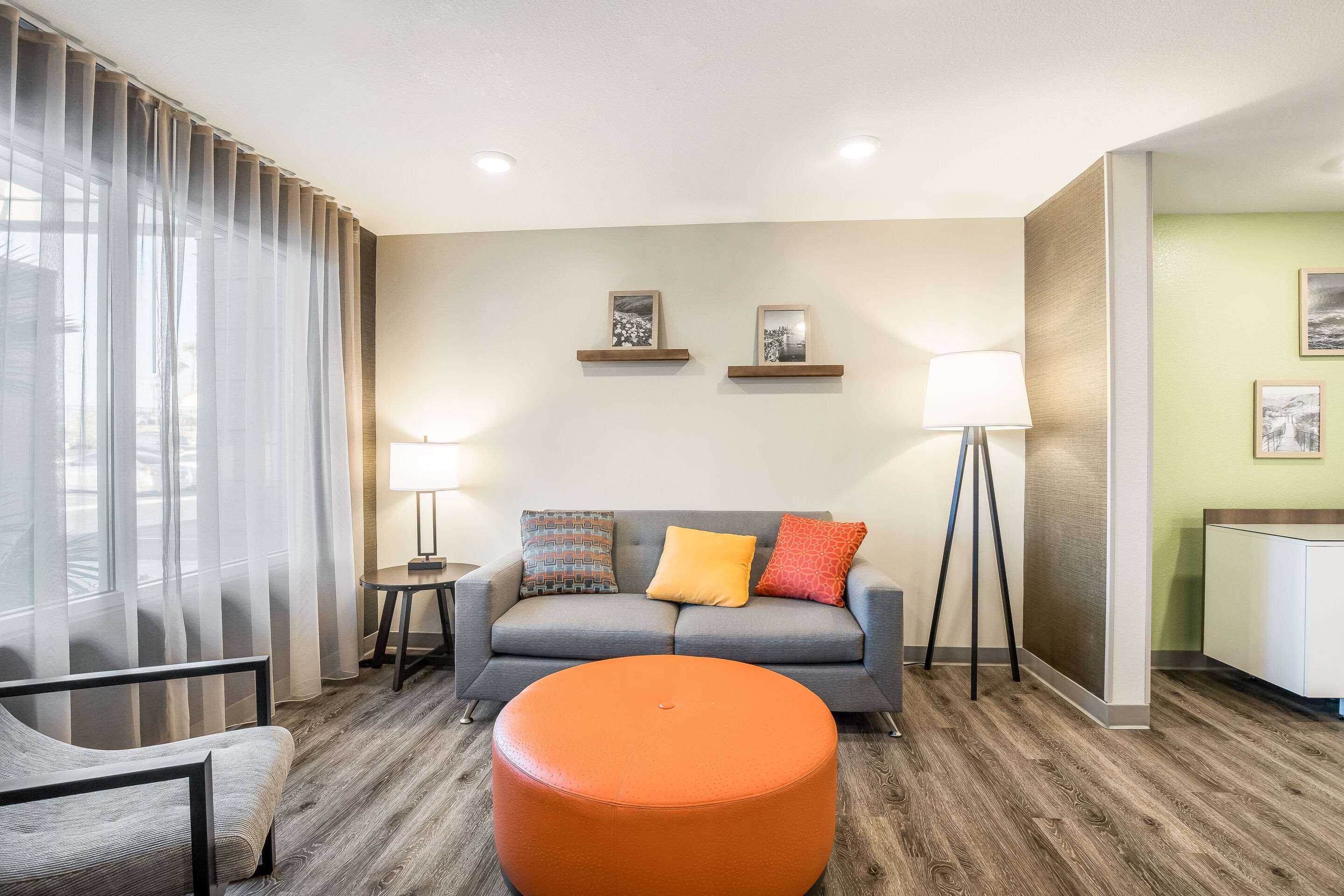 Lobby with sitting area