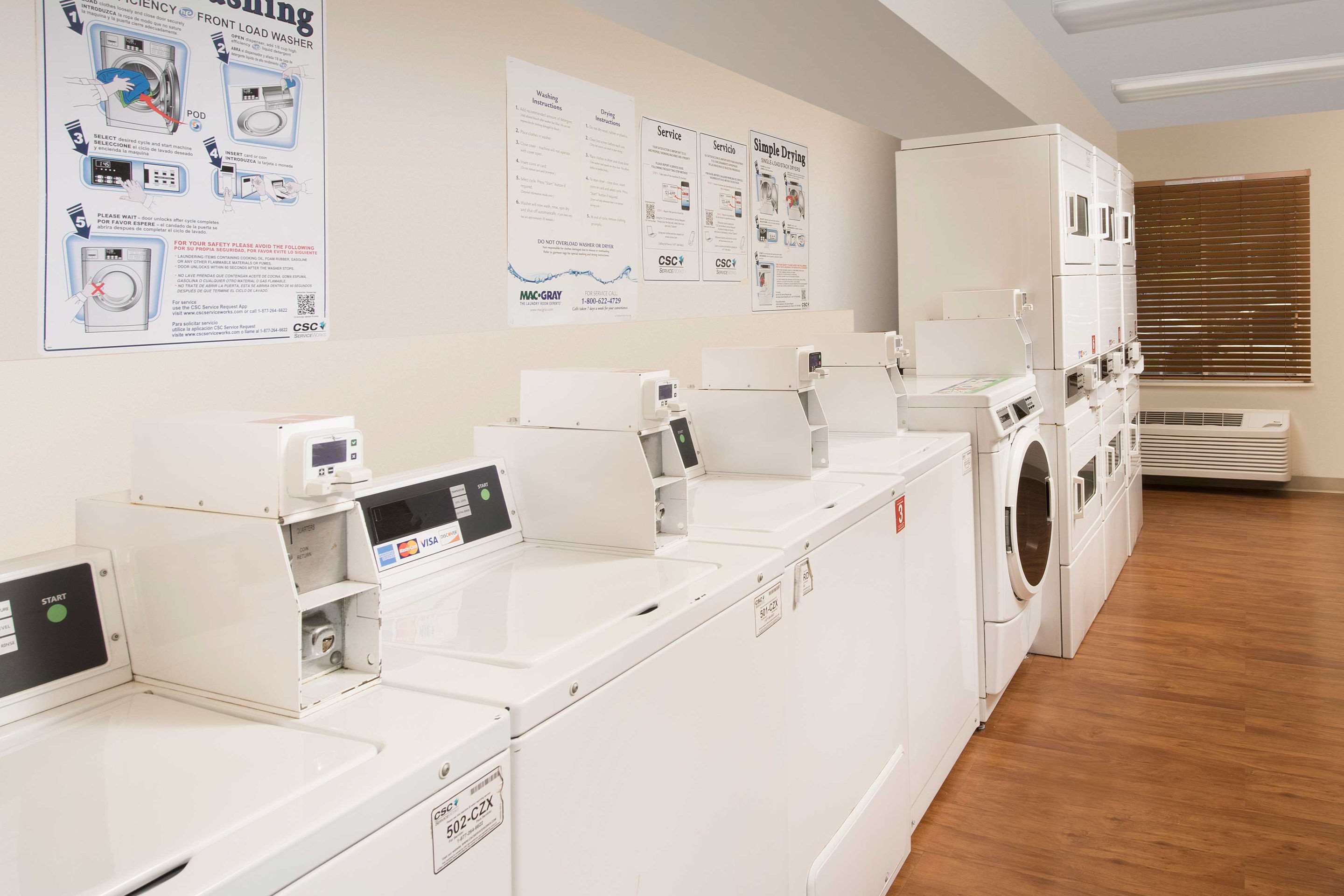 Guest laundry facilities