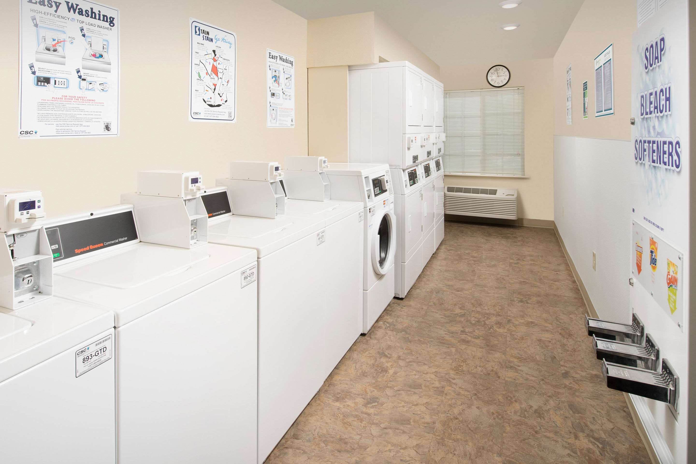 Guest laundry facilities