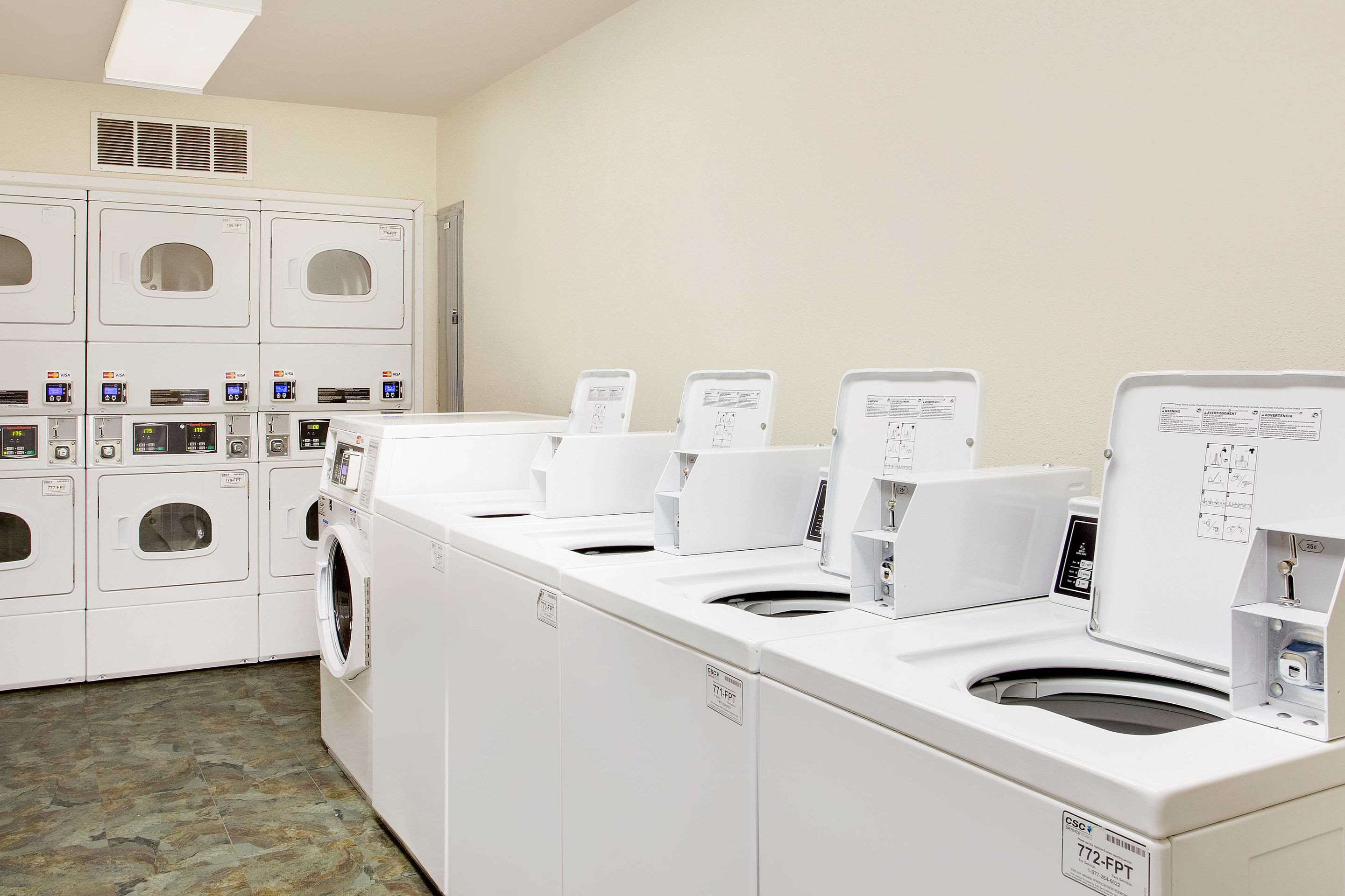 Guest laundry facilities