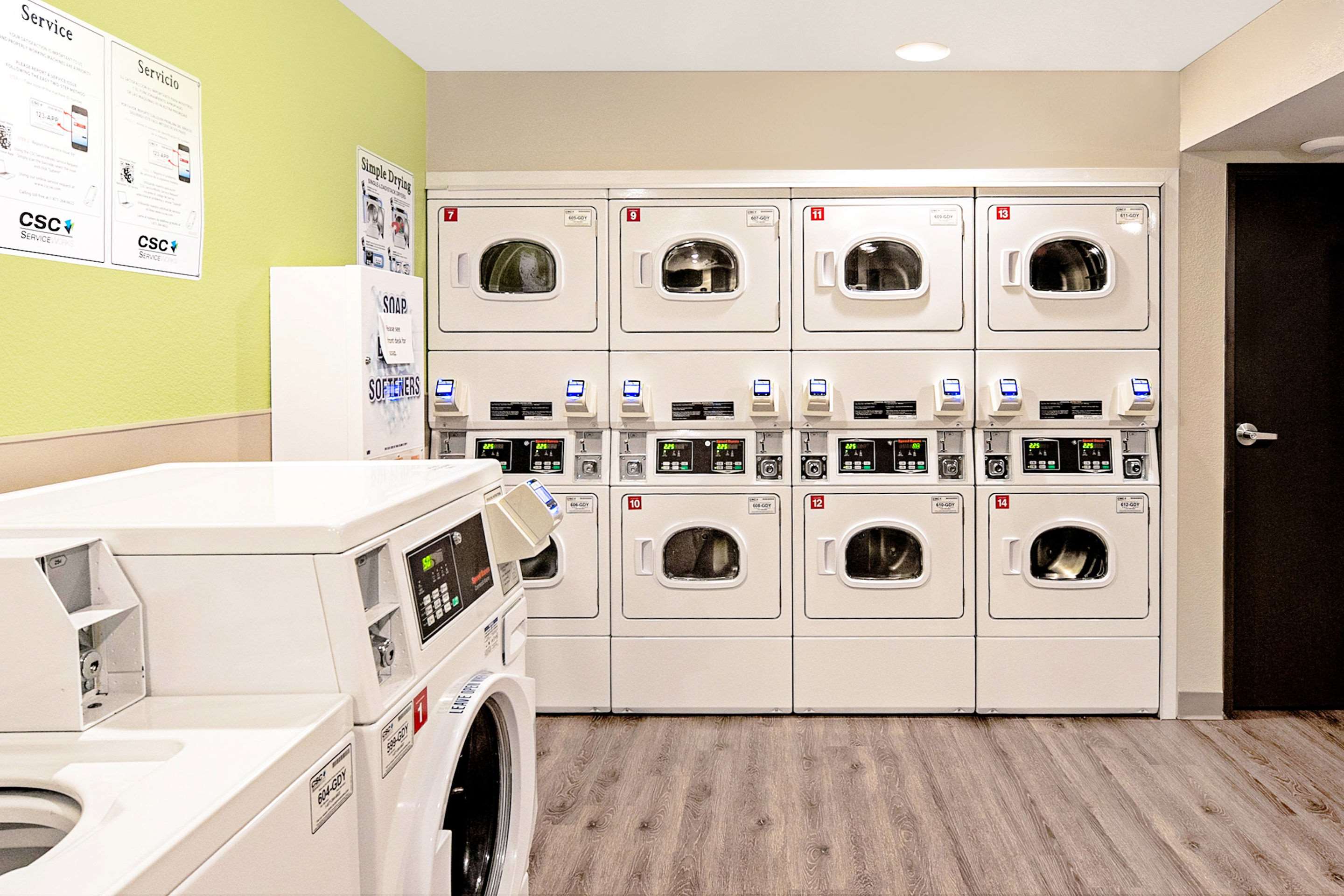 Guest laundry facilities